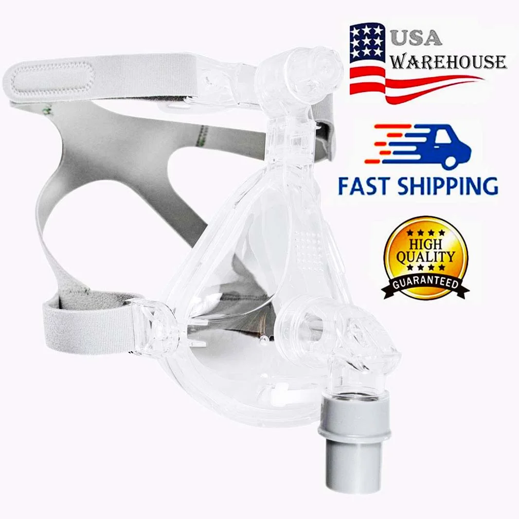 Fencia Flexible Full Face Mask Cover Medium Size Set Pads Complete Unit Nasal Mask Comfortable Feeling