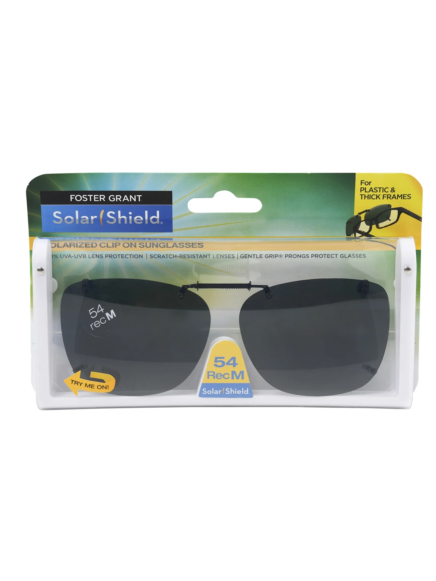 Solar Shield Dioptics Unisex Rectangle Fashion Sunglasses, Black, 54 Rec M