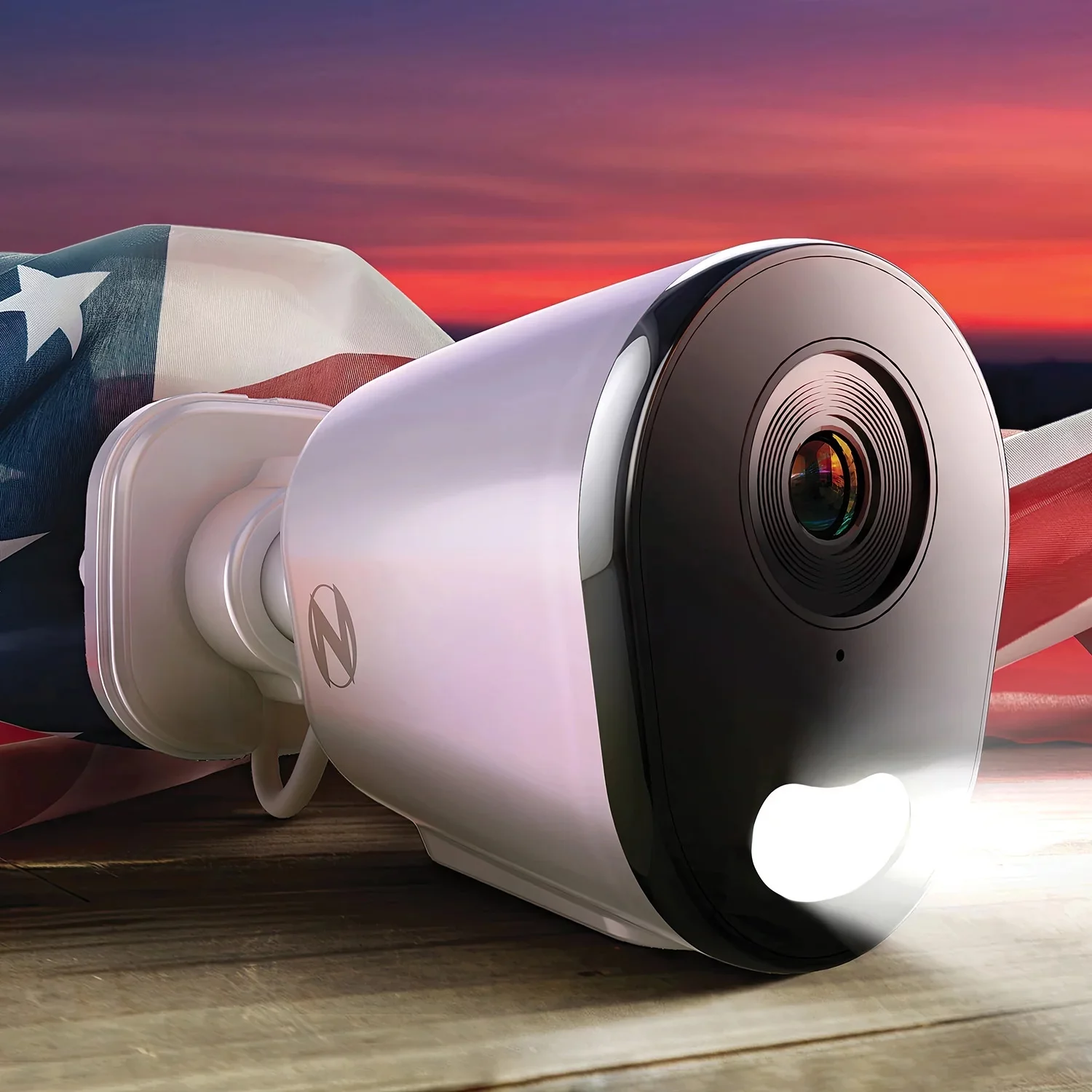 Night Owl 10 Channel 4K Wi-Fi NVR Security System with 1TB Hard Drive and 4 Wi-Fi IP 2K Deterrence Cameras with 2-Way Audio