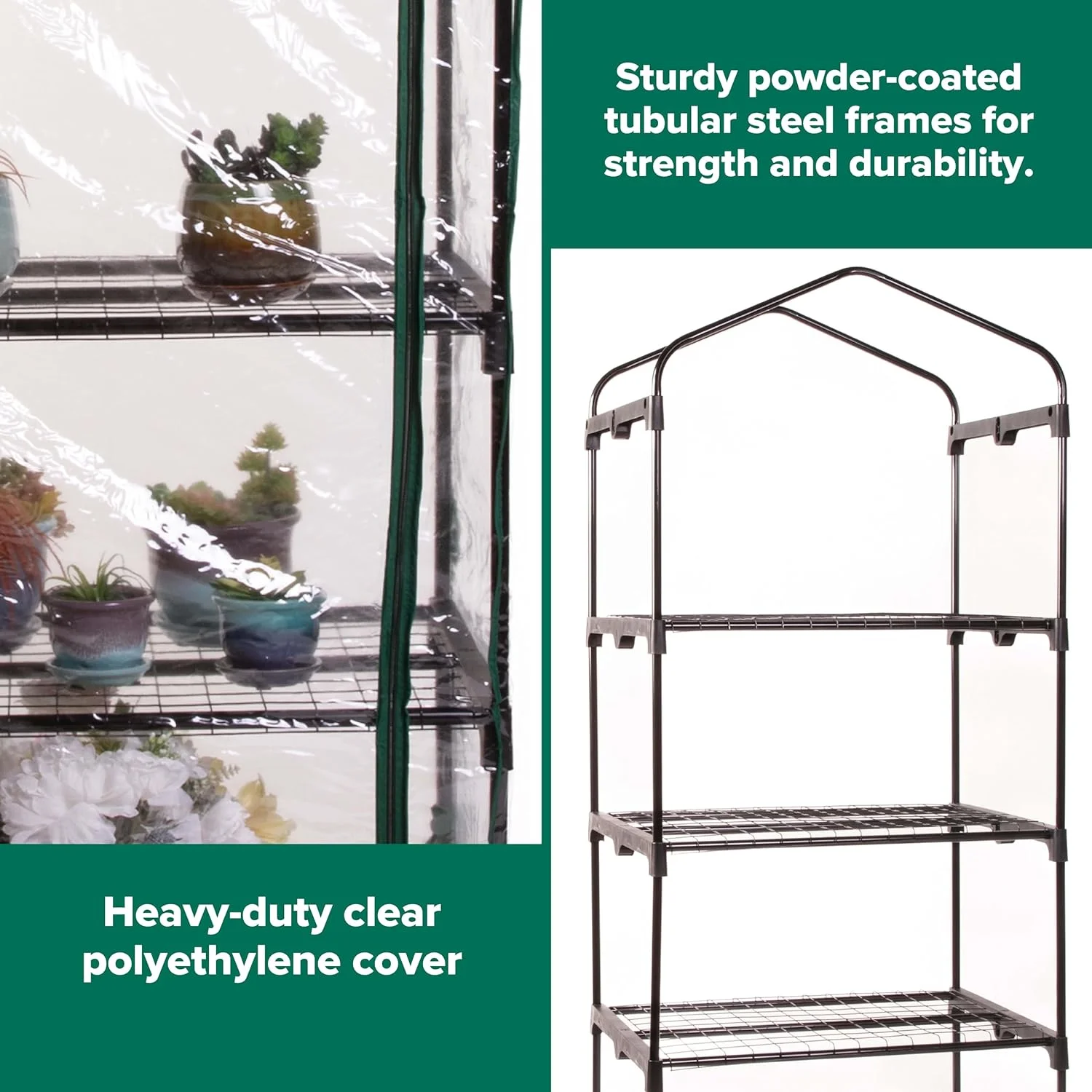 R687 4-Tier Mini Greenhouse, 27