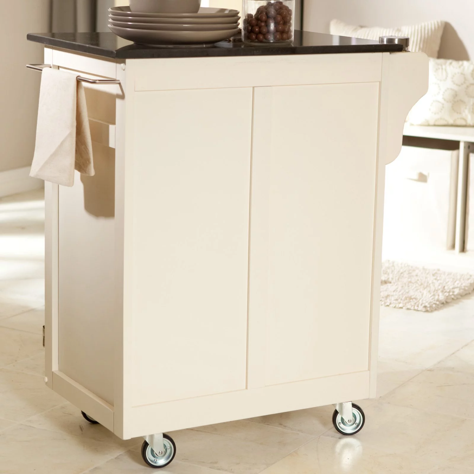 Cuisine Cart Brown Kitchen Cart