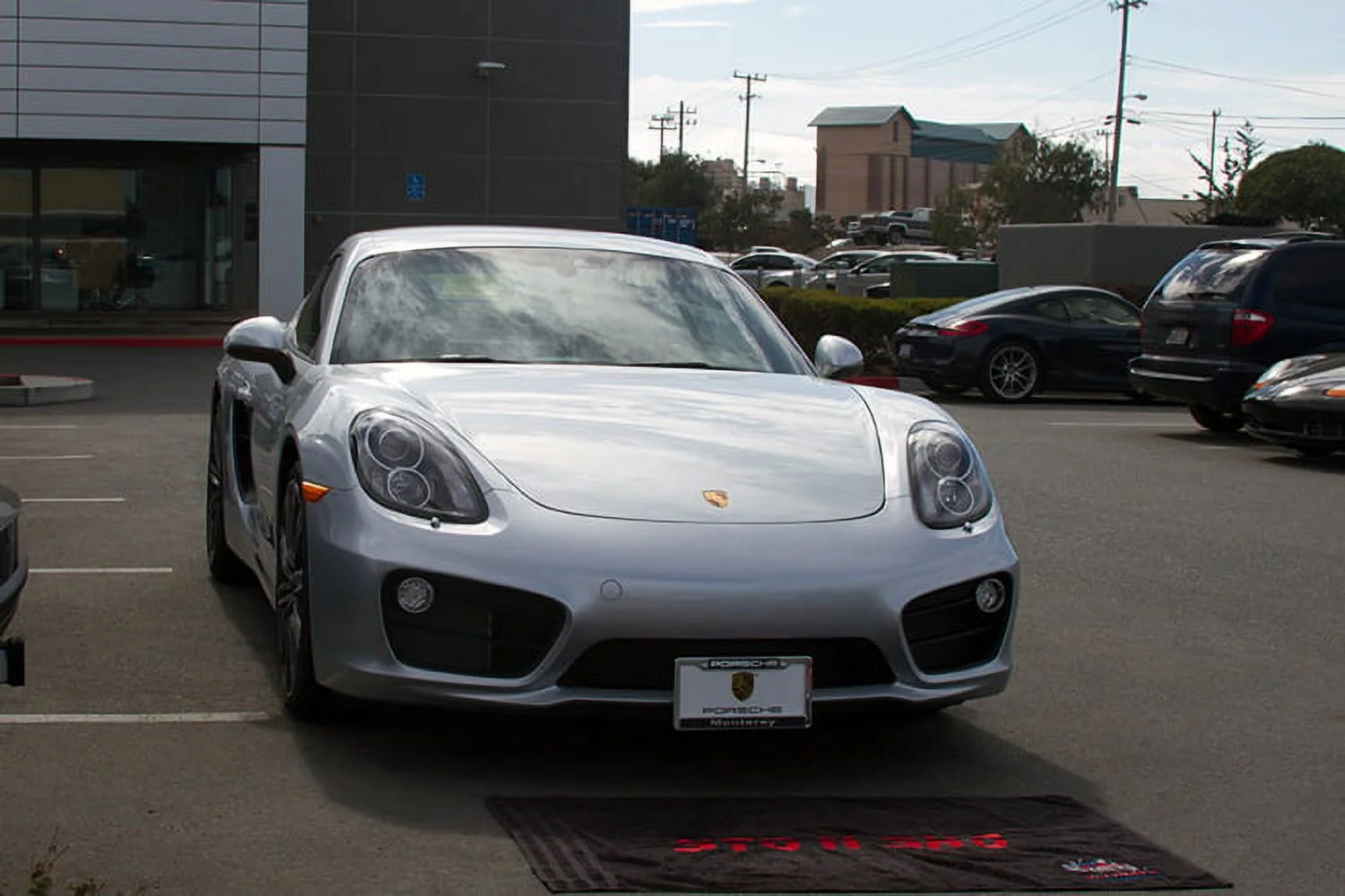 STO N SHO Front License Plate Bracket Compatible with 2014-2016 Porsche 911 Carrera/911 Carrera S/911 Cabriolet (SNS16a)