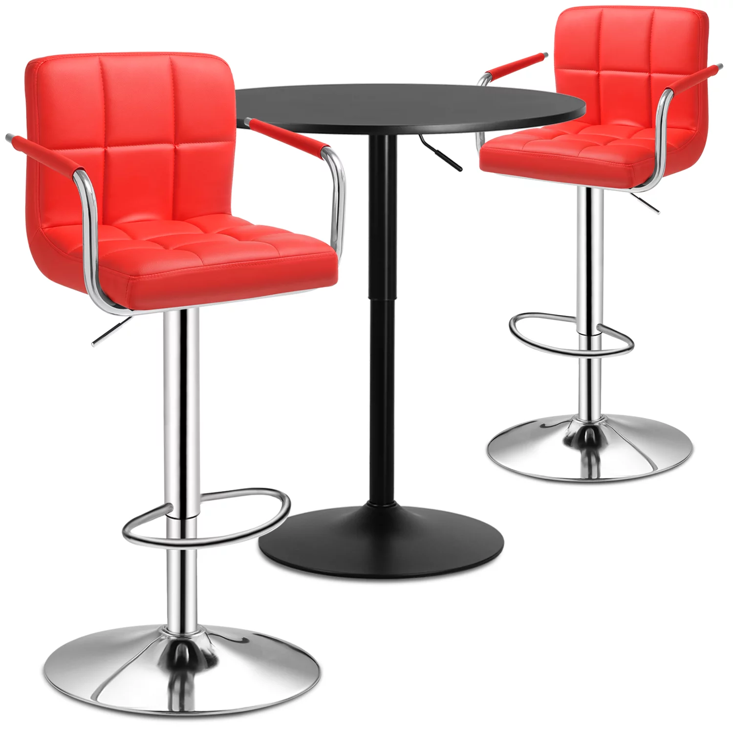 MoNiBloom 3 Piece Bar Table and Chair Set, 31.5