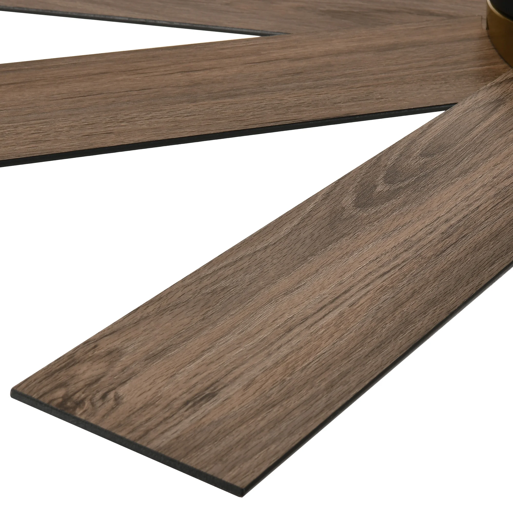 Dextrus 60 inch Modern Black Ceiling Fan with Light and Remote, DC Fanlight for Livingroom, Bedroom, 8 Blades, Reverse Airflow,6 Speeds, 3 Color Temperatures - Black & Gold