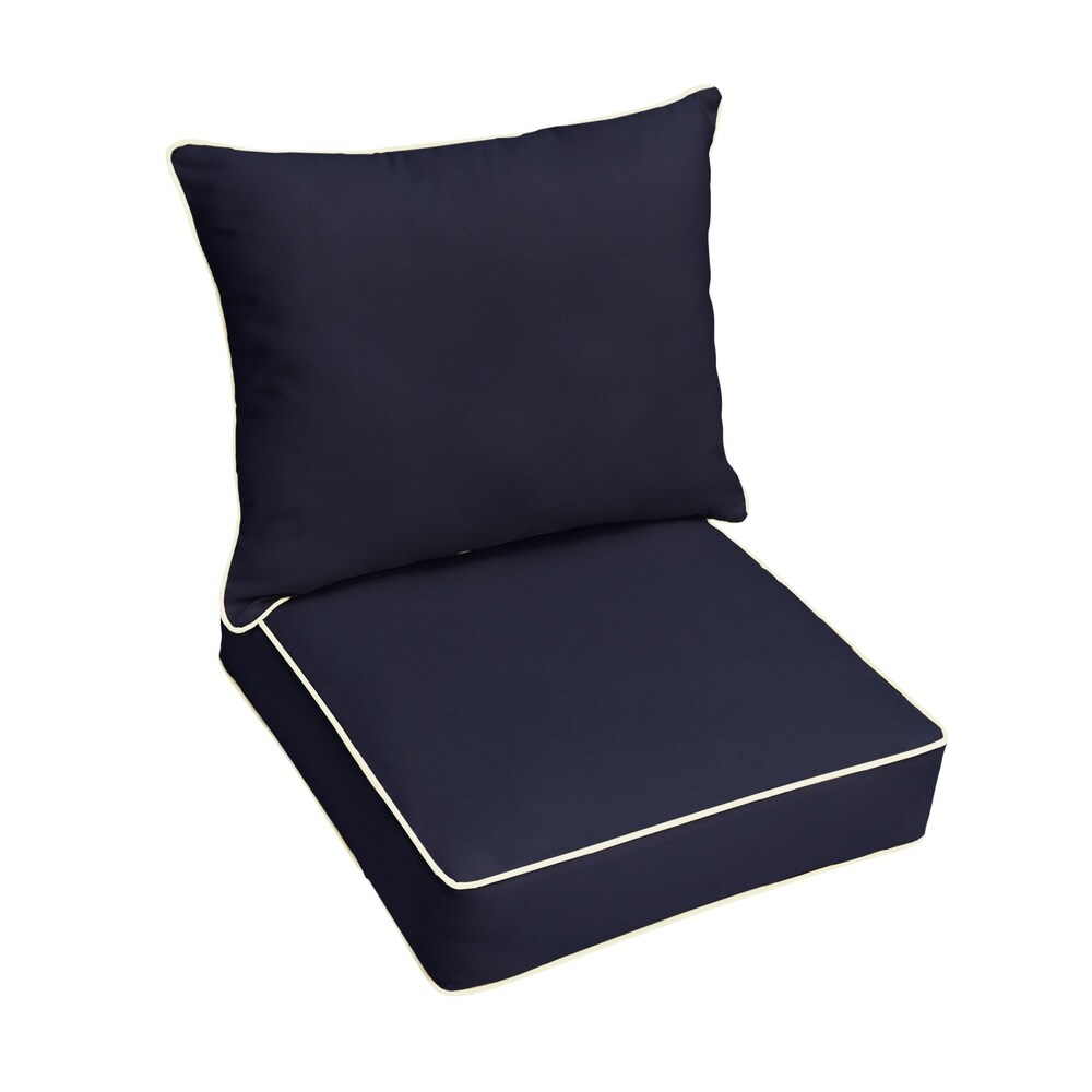 Humble and Haute Sunbrella Indoor/ Outdoor Chair Cushion and Pillow Set