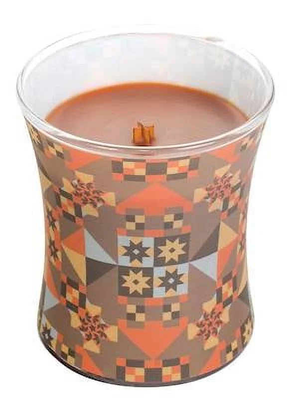 FIRESIDE - Decal Hourglass 10 oz WoodWick Scented Jar Candle