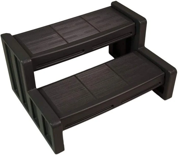 29 Inch Deluxe Resin Multi Purpose Home Garden Garage Spa And Hot Tub Steps, Mocha