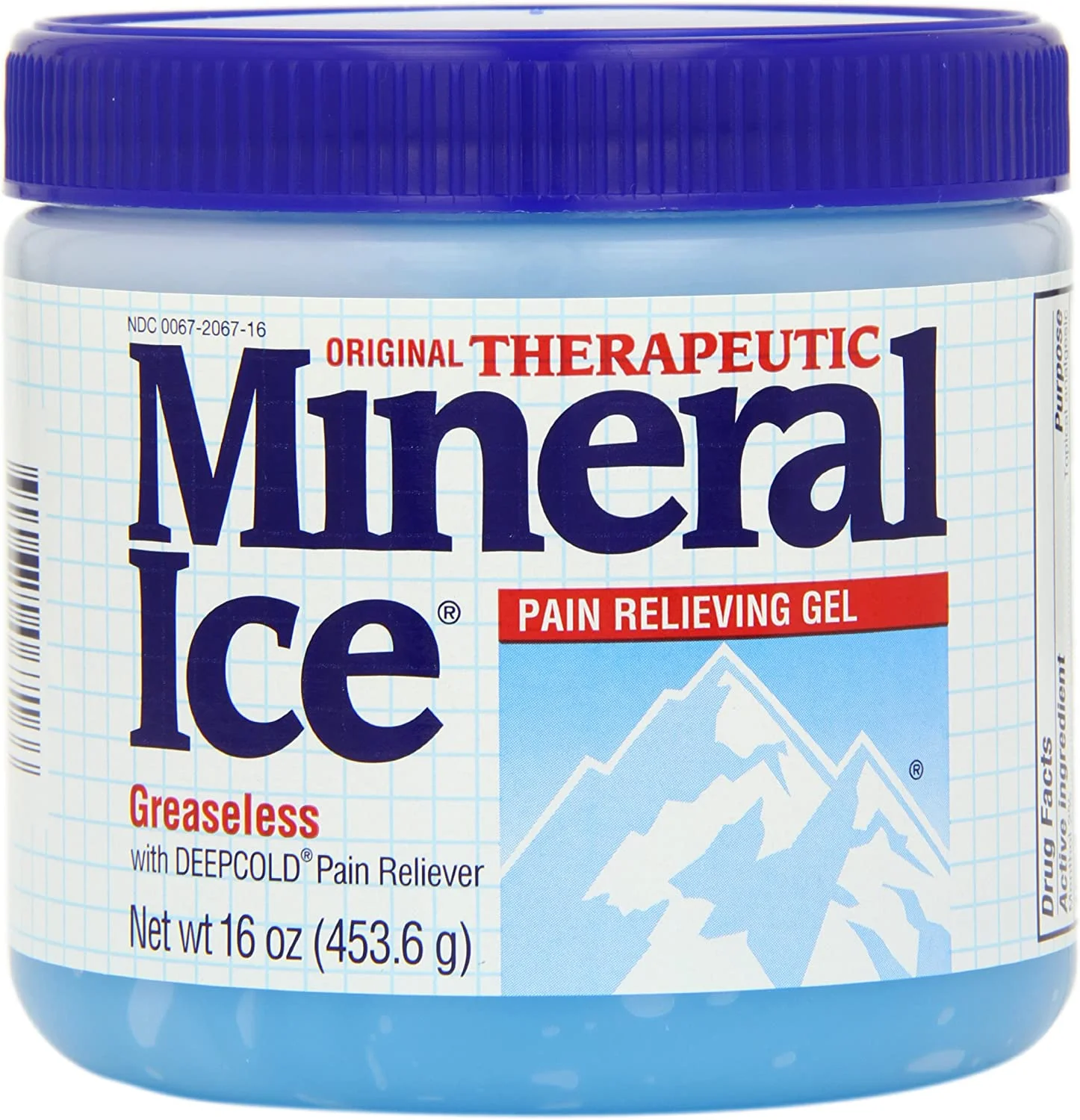 Mineral Ice Therapeutic Pain Relieving Gel, 16-Ounce Jars (Pack of 2)