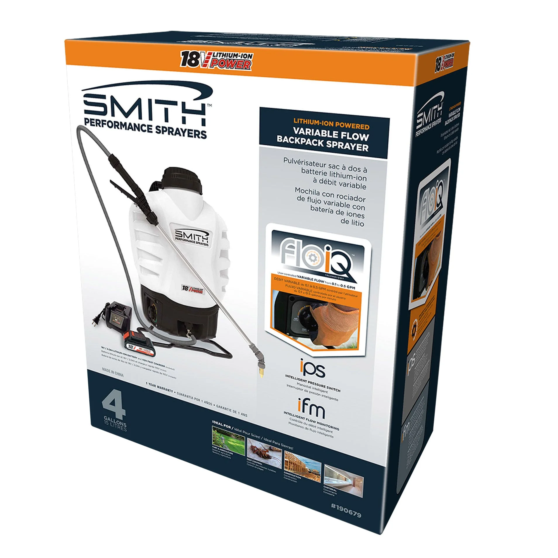 Smith Adjustable Flow Backpack Sprayer