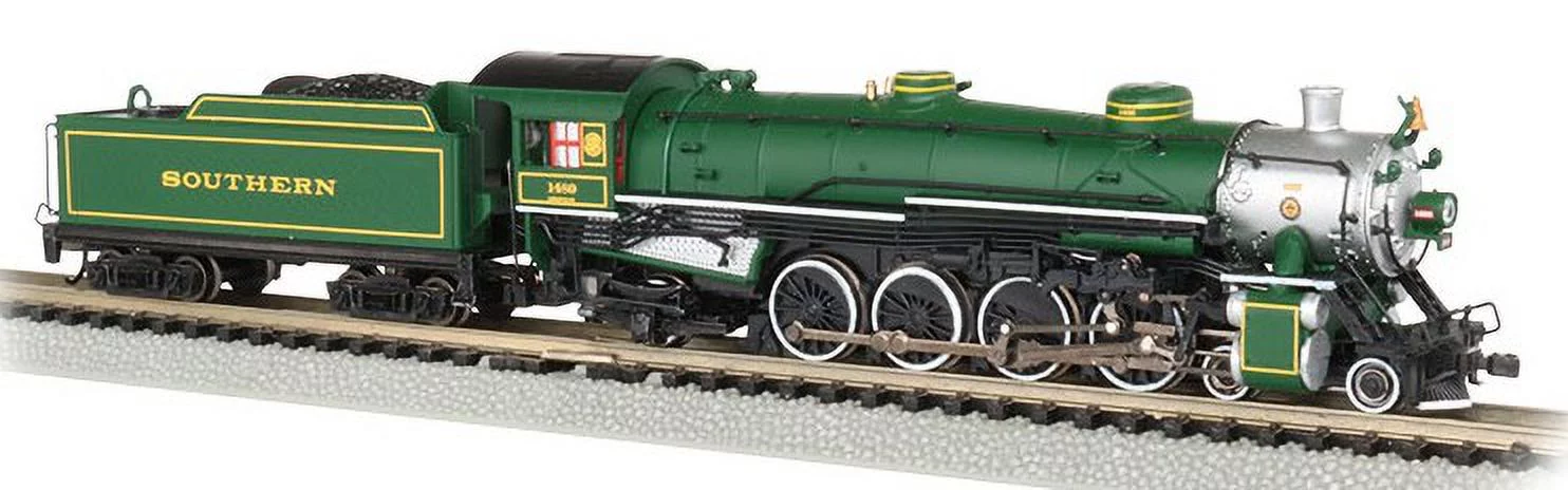 N 4-8-2 Light Mountain Steam Loco SOU #1489/grn/DCC Sound