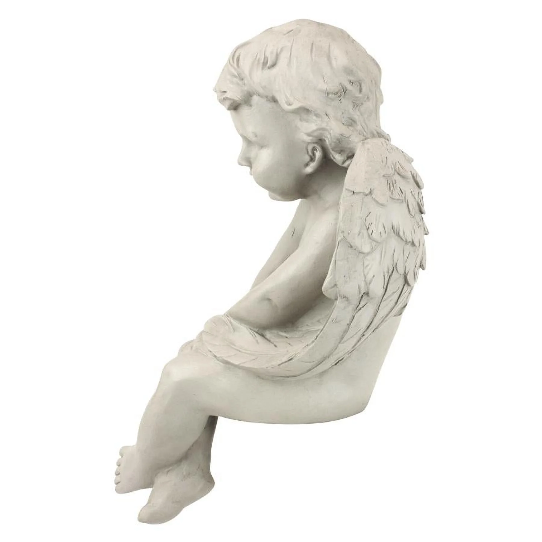 Design Toscano Angel of Meditation Sitting Cherub Statue