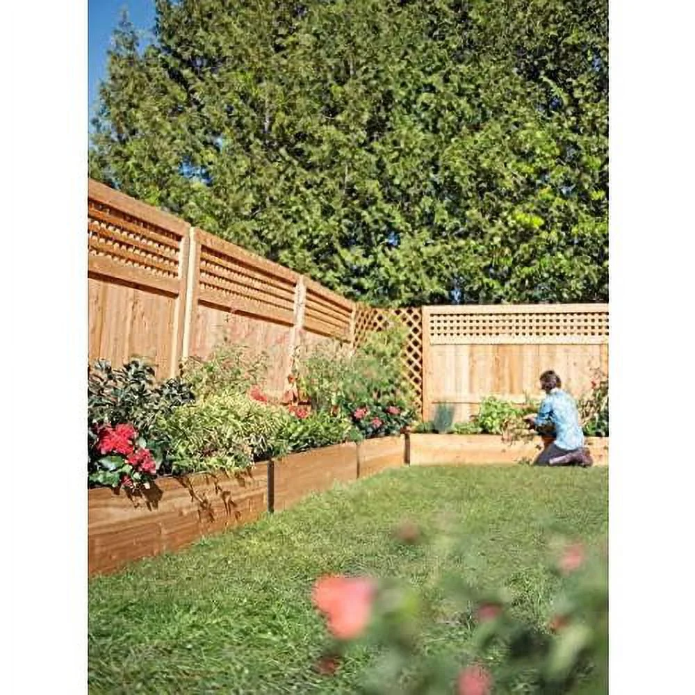 Raised Garden Bed | Outdoor Cedar Planter Box W/Extra Deep Height For Rooted Plants, Herbs Flowerbed & Vegetable Garden Wooden Box | 2' W X 4' L X 14