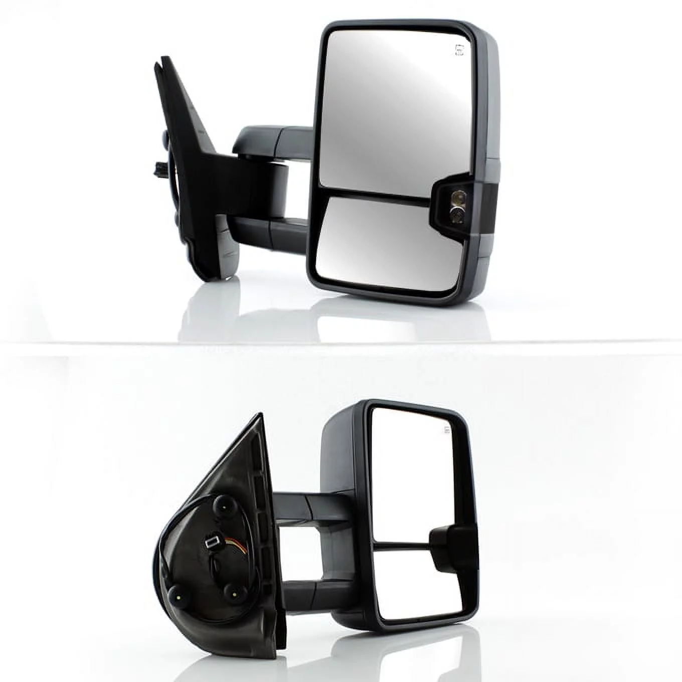 Fit 07-13 Silverado Suburban Sierra Power Heated LED Signal Side Towing Mirrors Fits select: 2007-2014 CHEVROLET SILVERADO, 2007-2014 CHEVROLET TAHOE