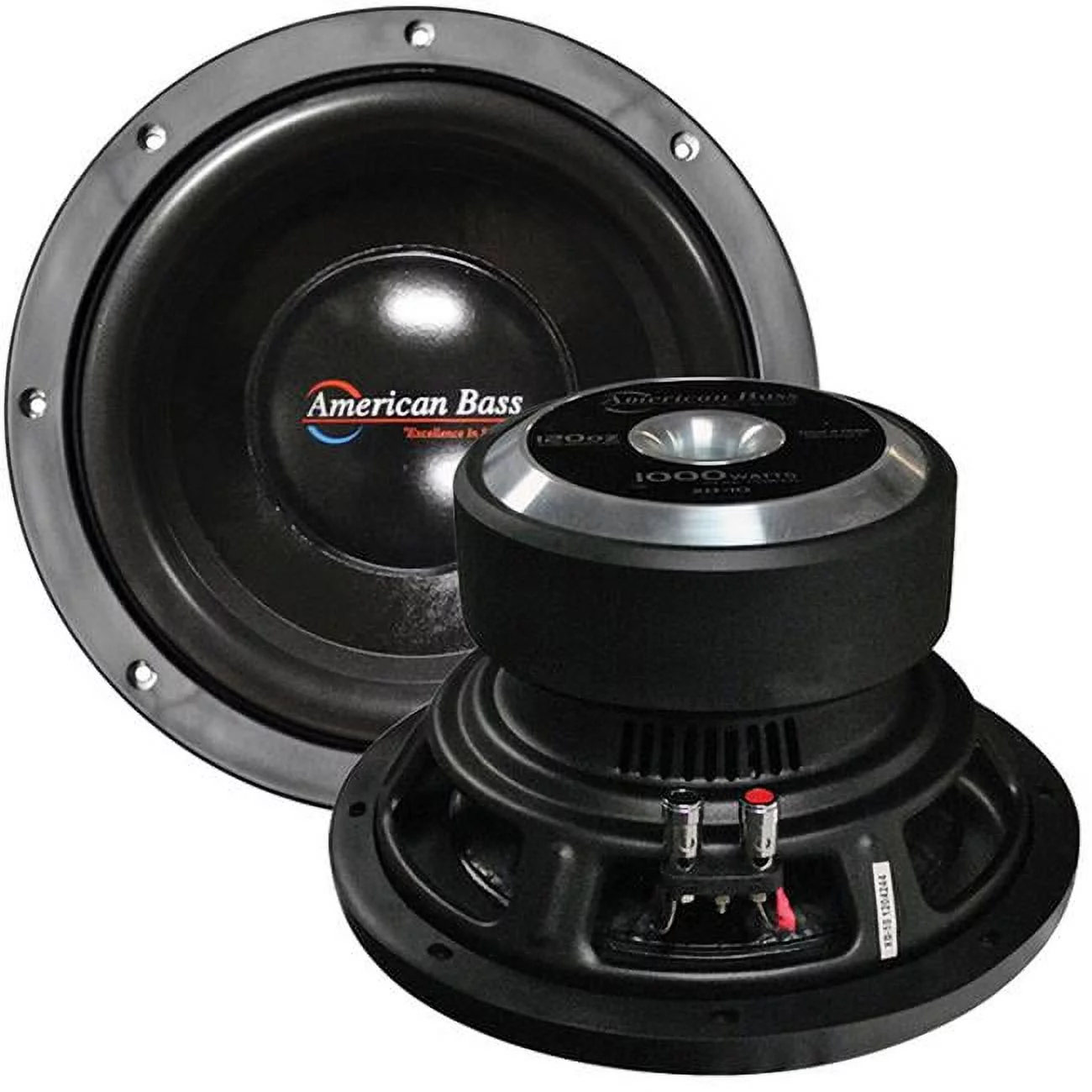 American Bass XD 1044 10 Inch Dual 4 Ohm Voice Coil 900 Watt Subwoofer