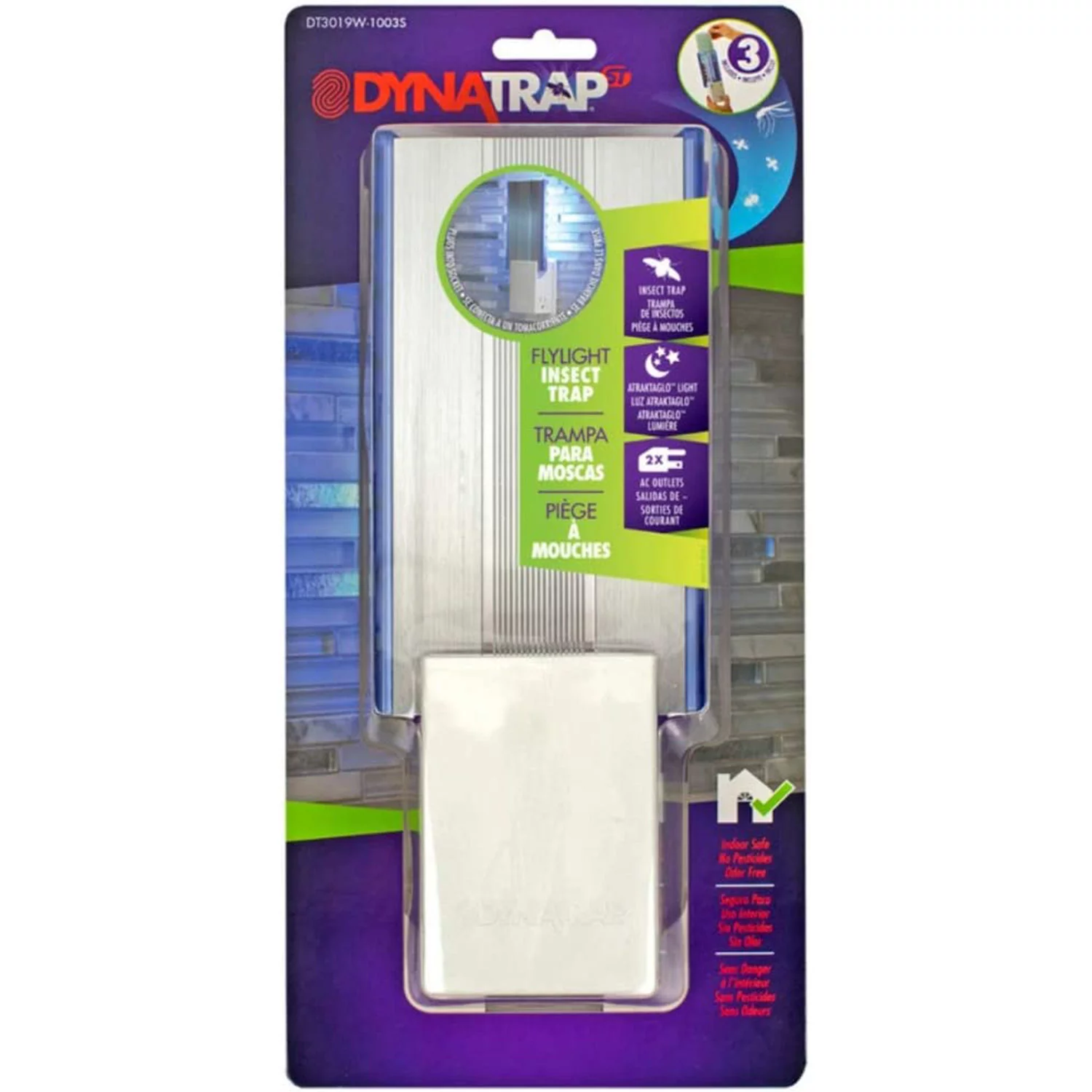 FLYLIGHT INSECT TRAP-WHT