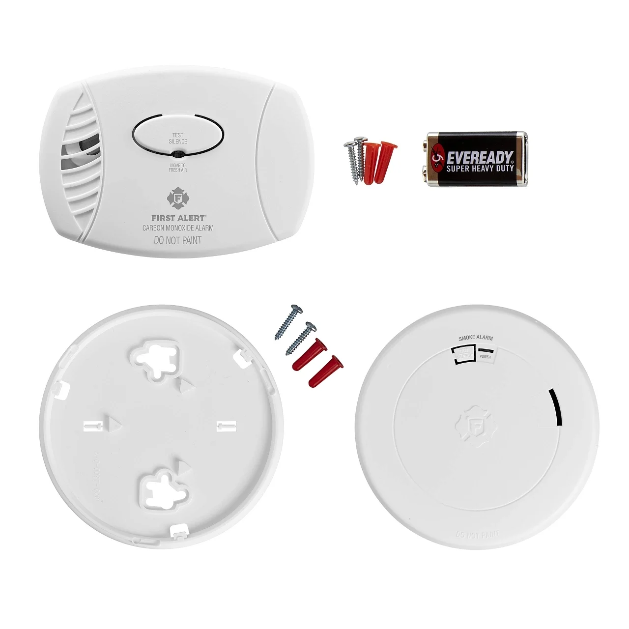 First Alert Battery-Powered Photoelectric Smoke and Carbon Monoxide Combination Pack