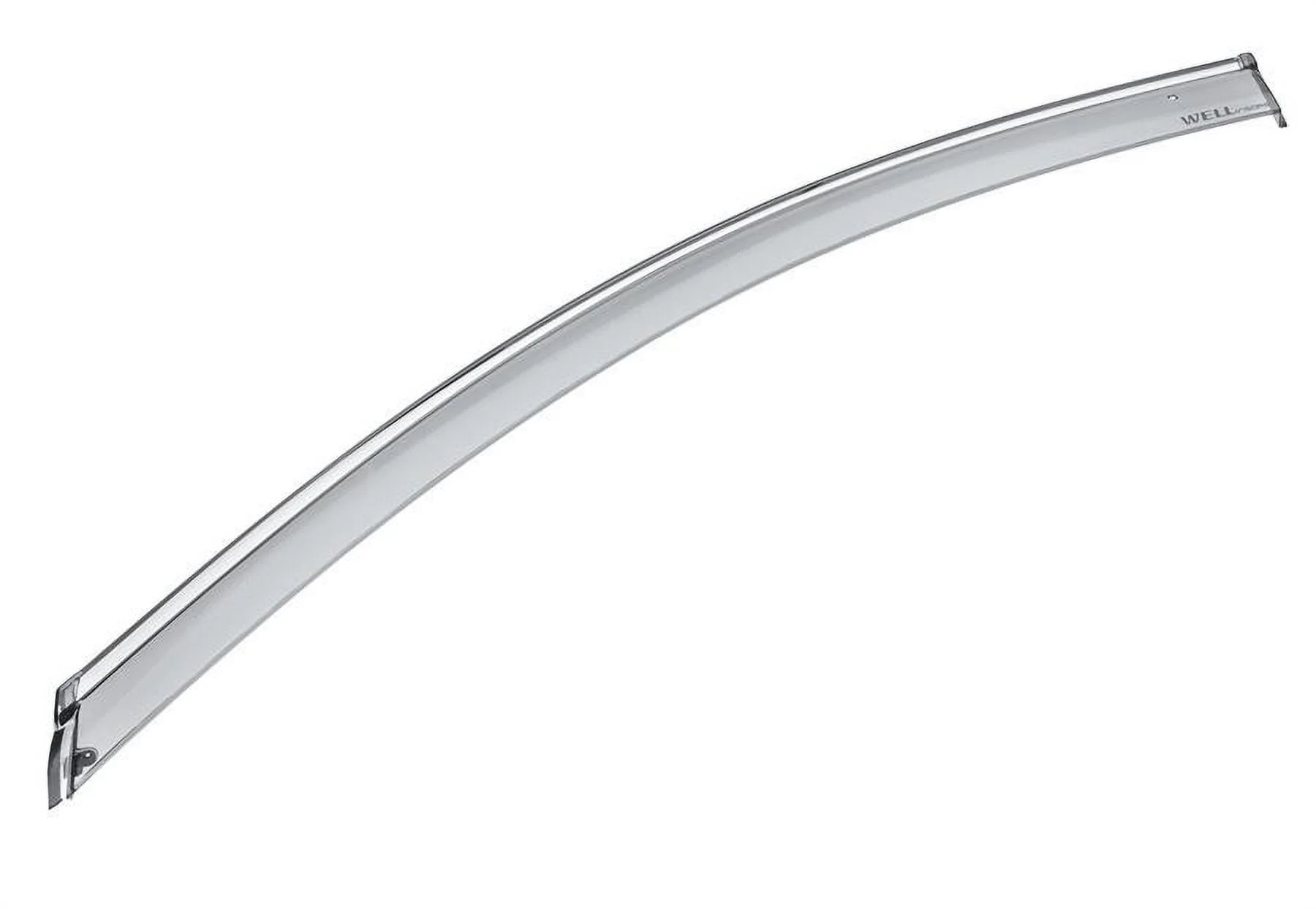 Wellvisors Side Window Visors Wind Deflectors Rain Guard With Chrome Trim for 2018 2019 2020 2021 2022 2023 2024 Chevrolet Equinox 3-847CH020