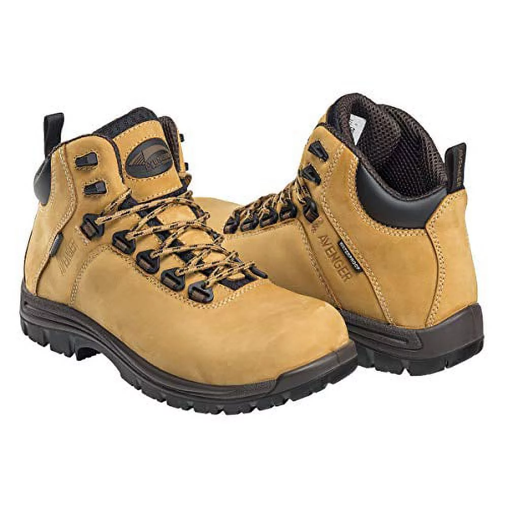 FSI FOOTWEAR SPECIALTIES INTERNATIONAL NAUTILUS Avenger Men's 6-inch Breaker Composite Toe PR Waterproof Work Boots Wheat - A7283