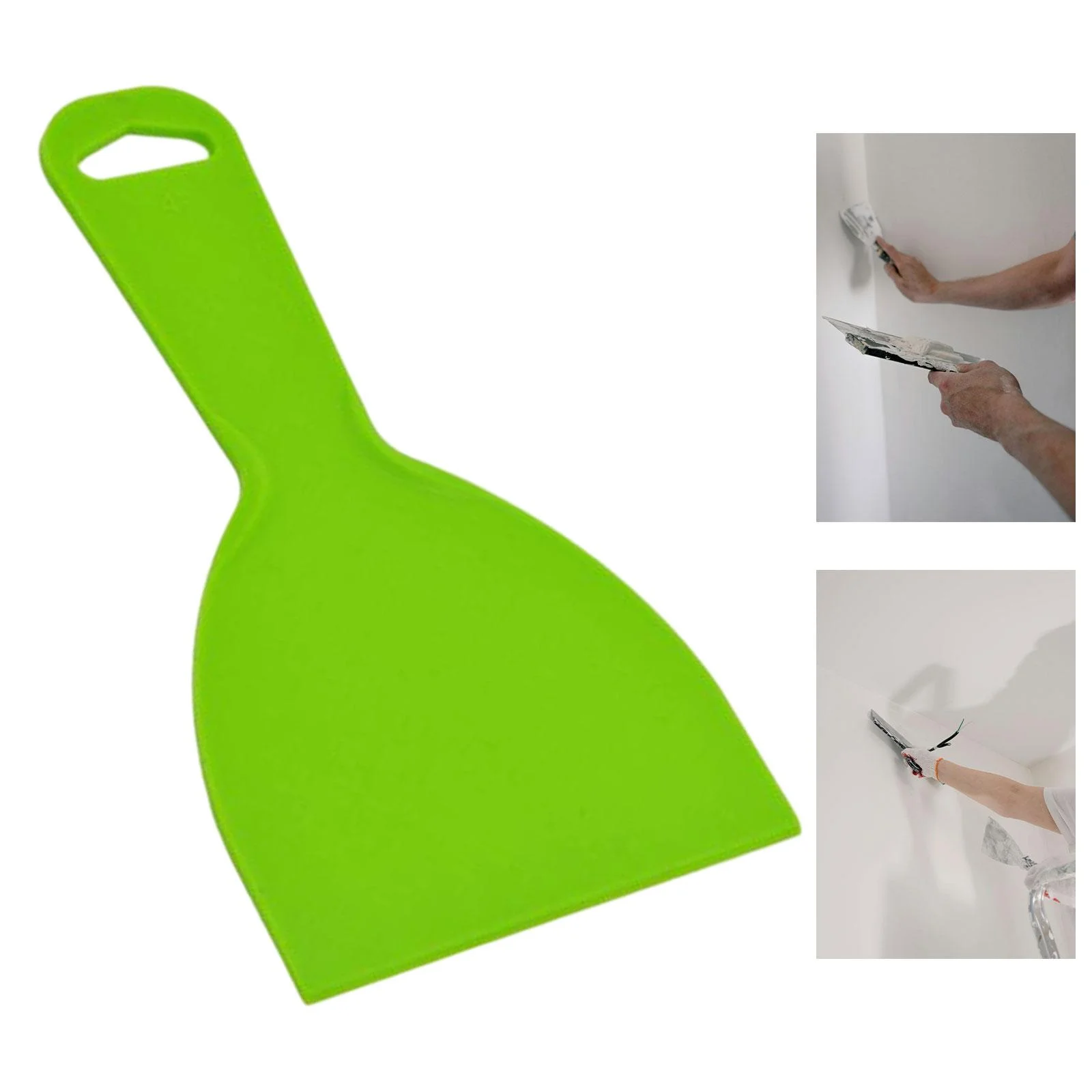 koolsoo Putty Paint Scrapers Convenient Safe Putty Scrapers for Spackling Drywall Wall Paper Taping 4 Inch