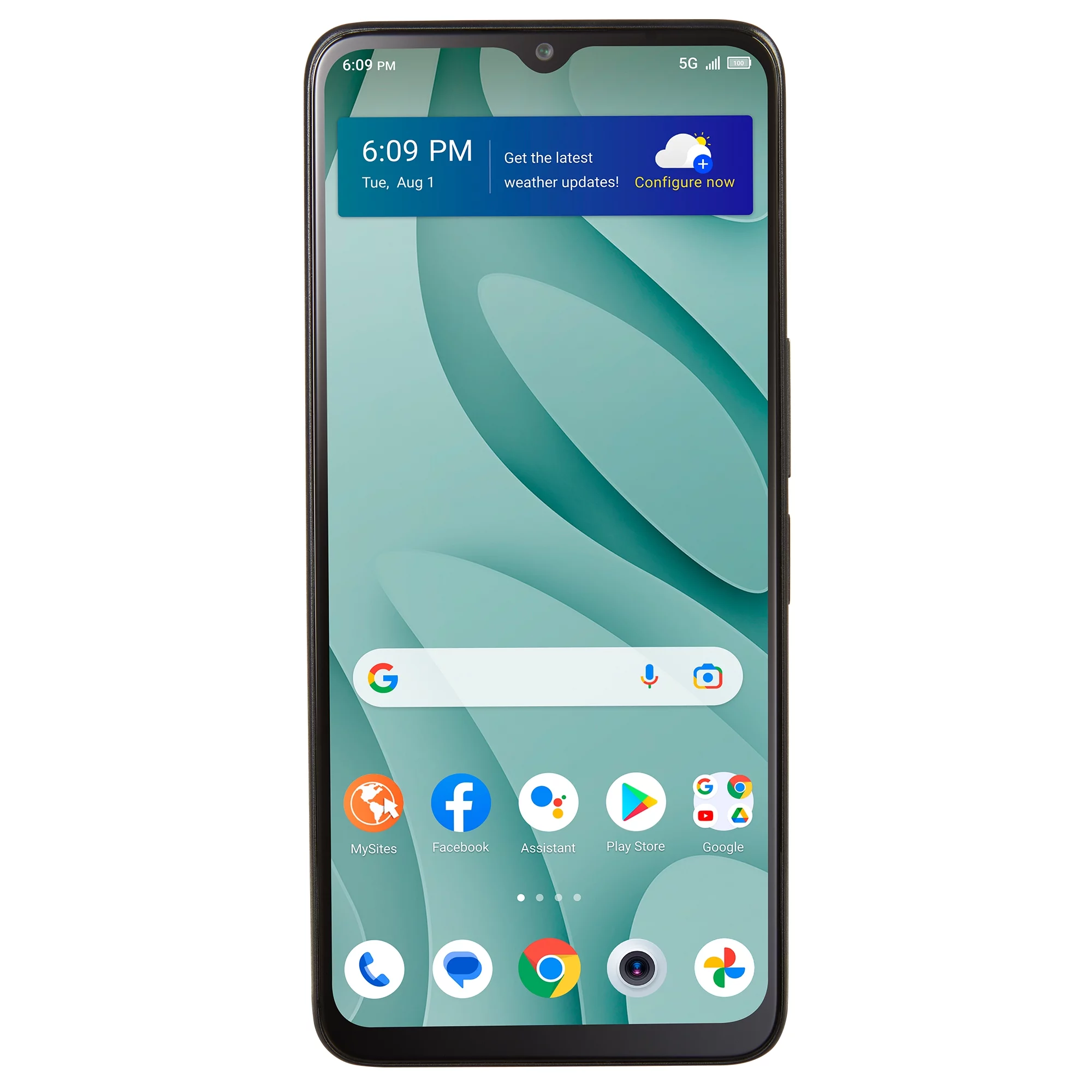 Simple Mobile TCL 40 XE 5G, 64GB,Black - Prepaid Smartphone