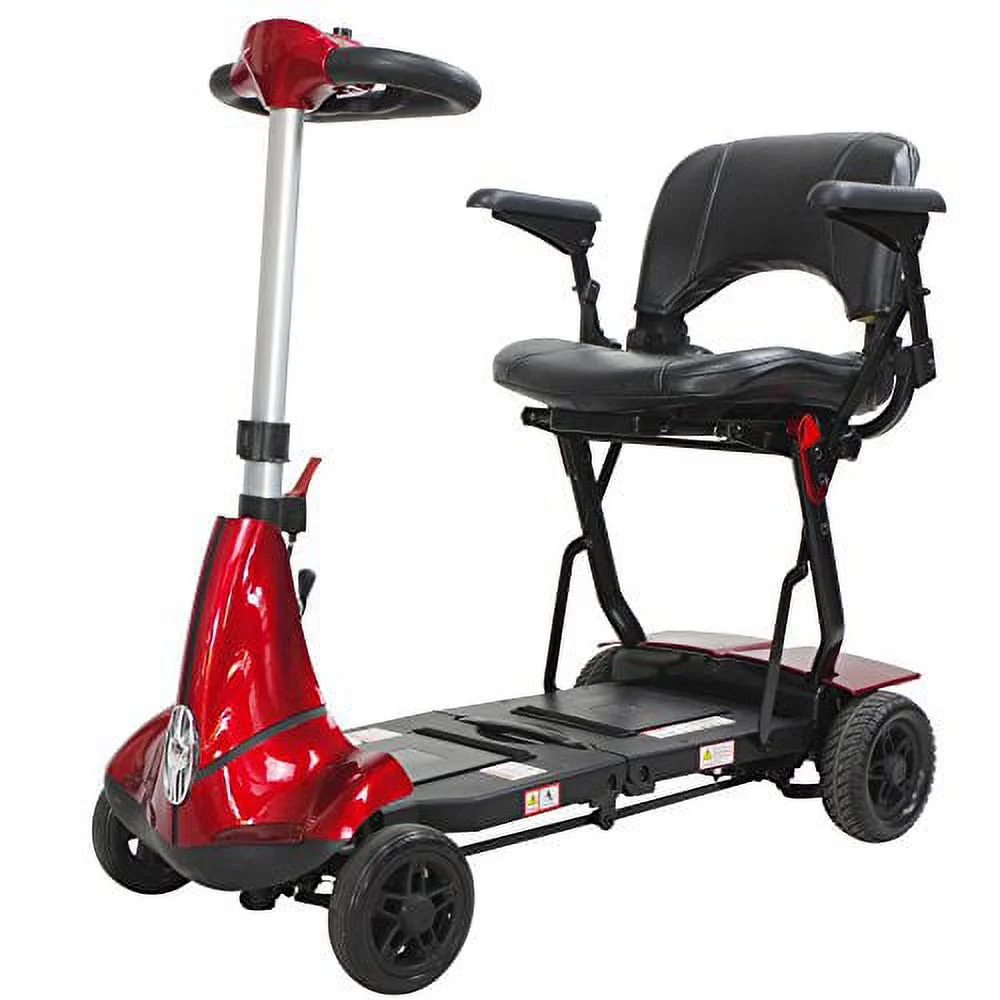 Mobie Plus Folding Travel Scooter Red