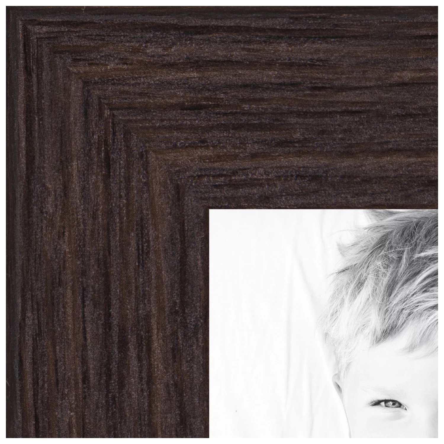 ArtToFrames 15x34 inch Verlinga Brown Picture Frame, Brown Wood Poster Frame (4656)