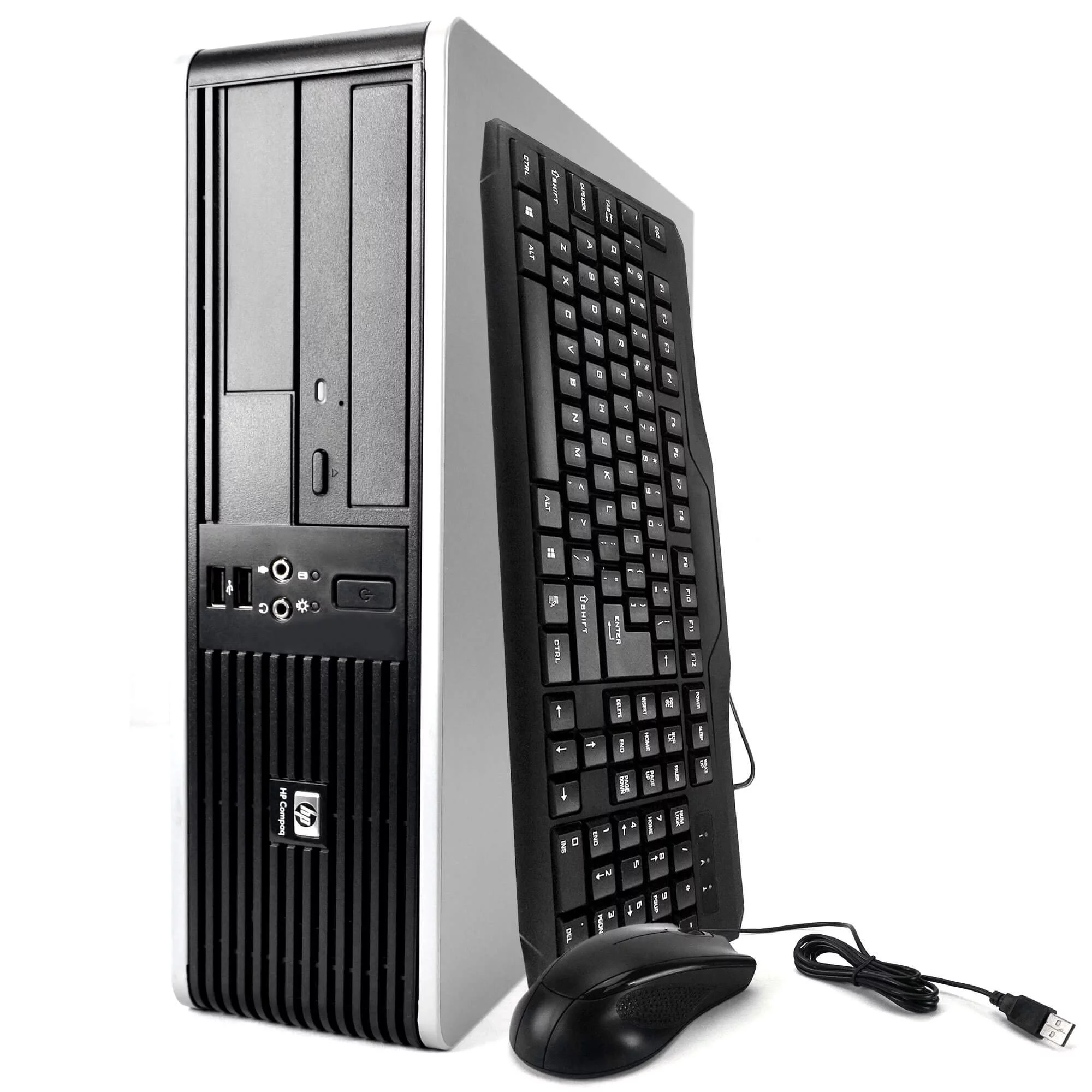 HP 7800 Elite Desktop Computer Intel Core 2 Duo 2.3GHz 4GB RAM 250GB HDD Windows 10 Home Includes Bluetooth,WIFI,Keyboard and Mouse