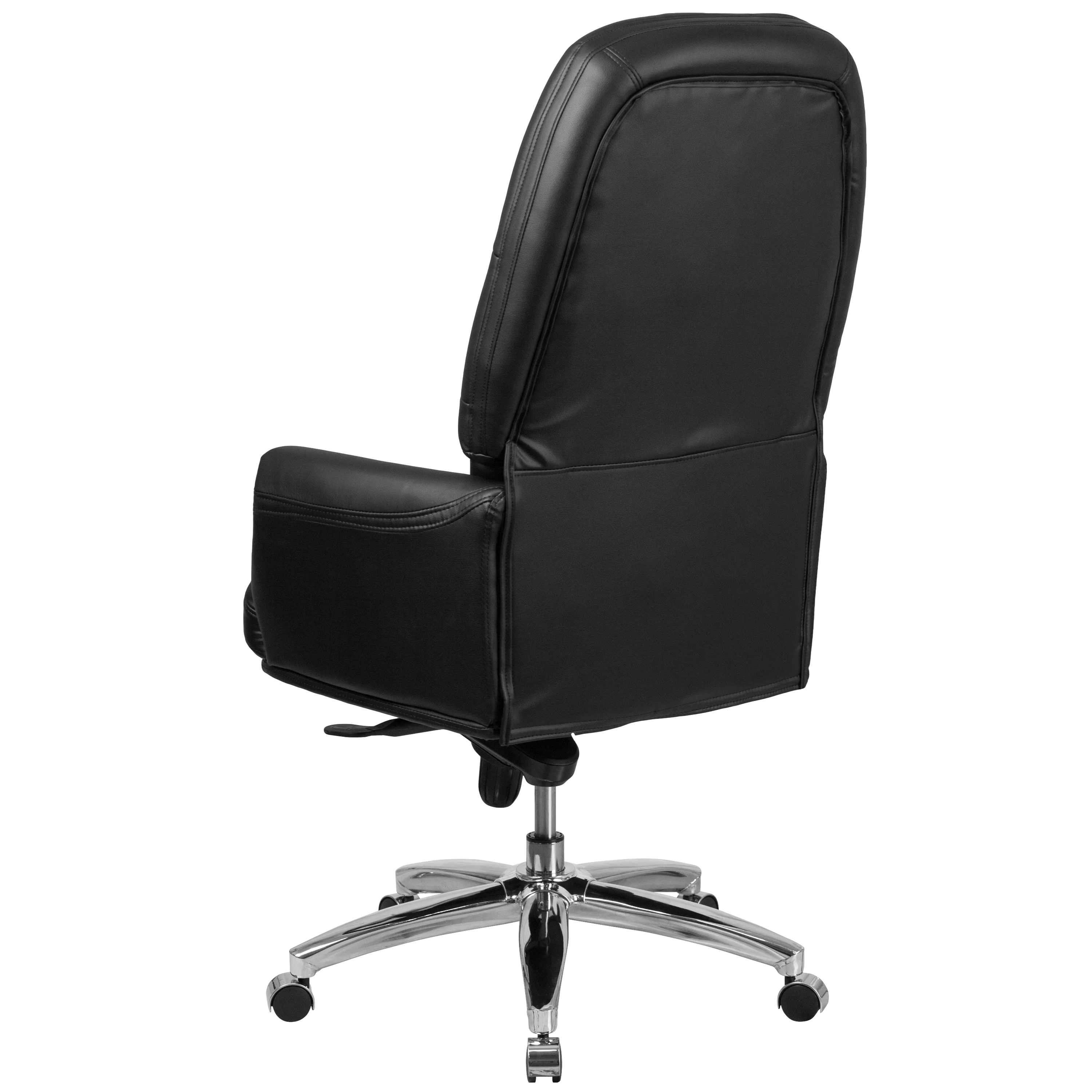 Emma + Oliver High Back Traditional Black LeatherSoft Multifunction Ergonomic Office Chair