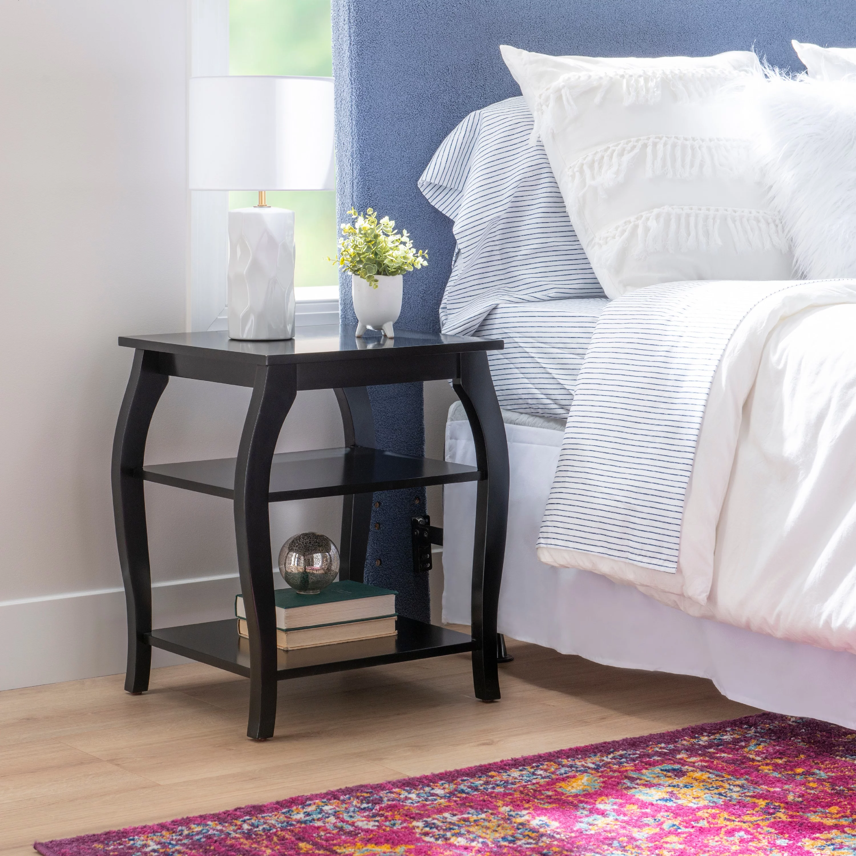 Powell Rellim 2- Shelf Indoor Accent Side Table, 23