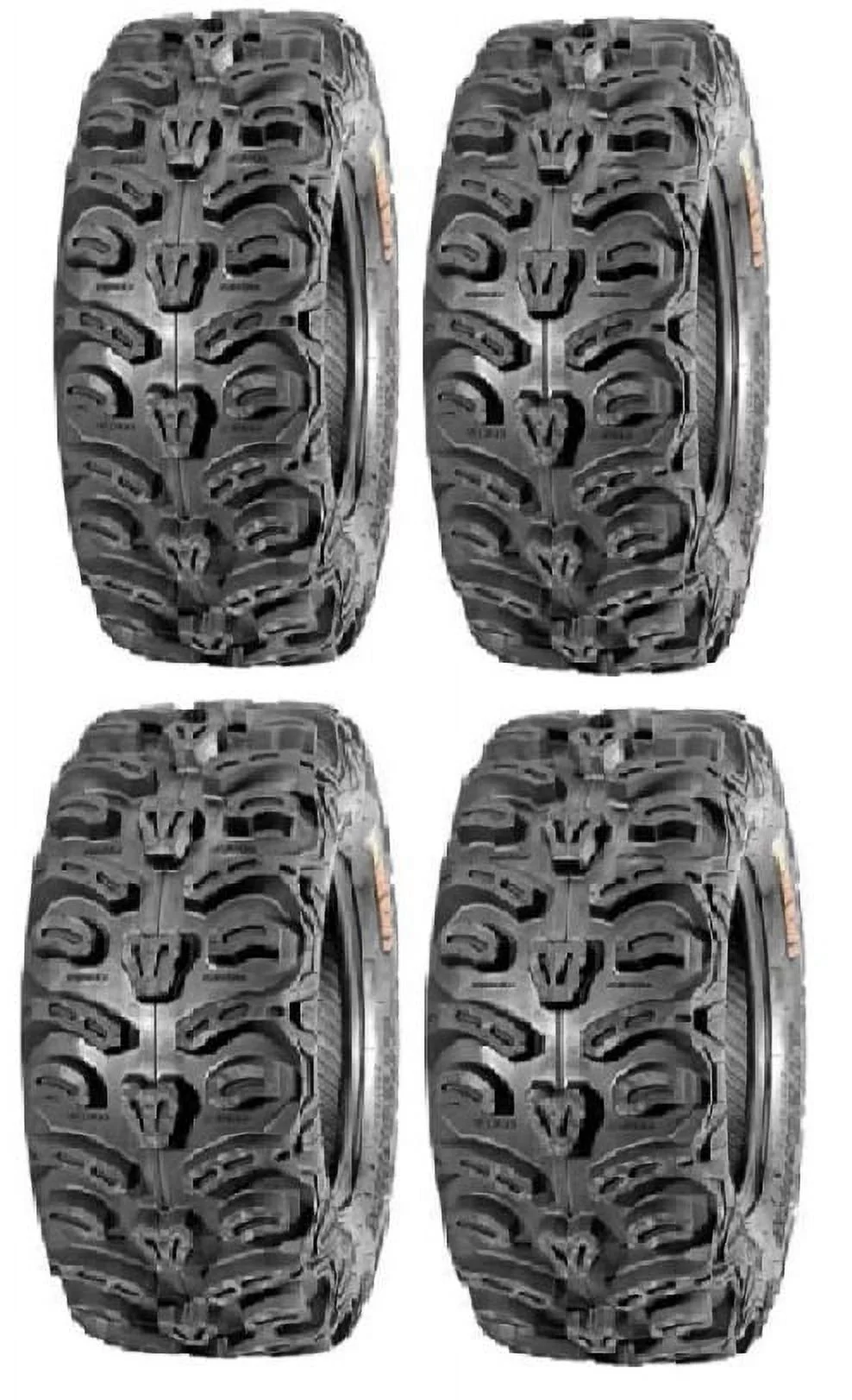 Full set of Kenda Bear Claw HTR Radial (8ply) 28x9-14 and 28x11-14 ATV Tires (4)
