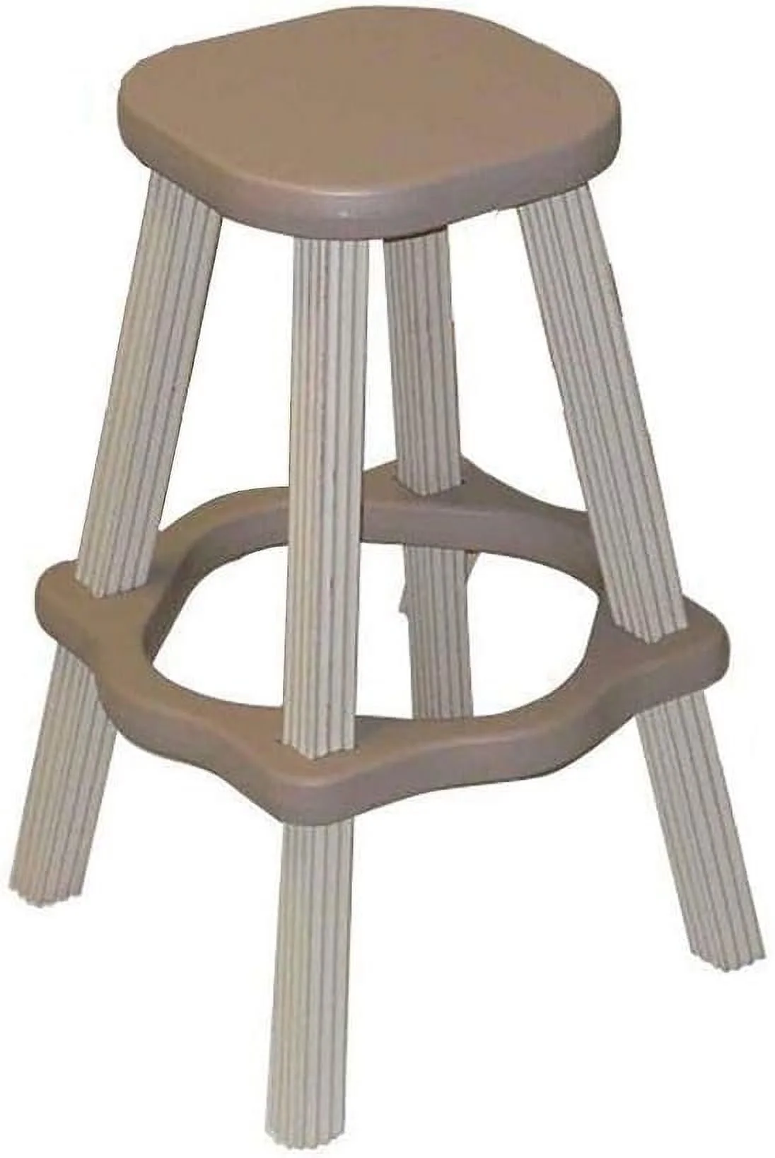 Barstool Set (2/Carton), Taupe/Beige, 26 Inches Tall