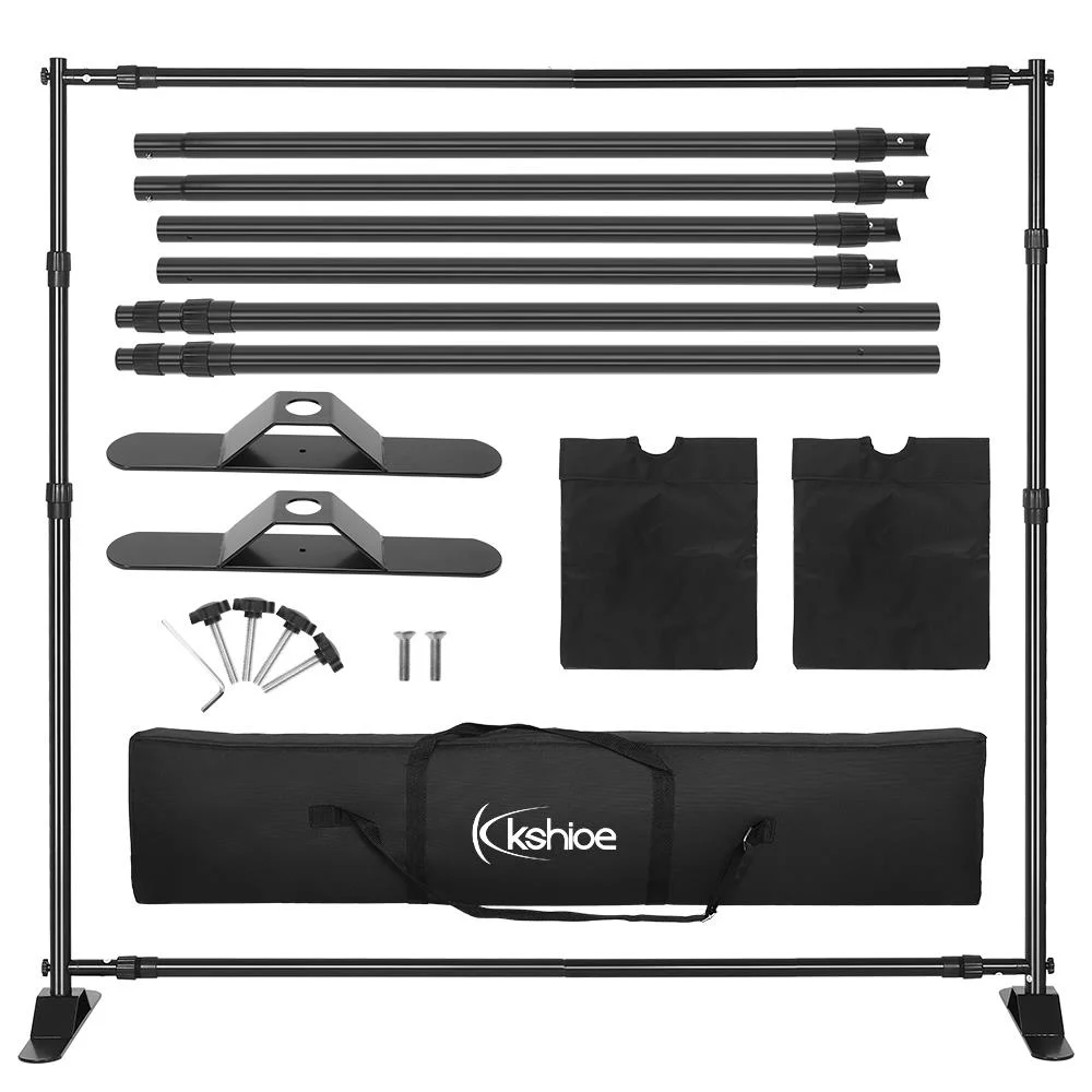 GoDecor Professional Large Tube Telescopic Tube Stand for Photography Backdrop 10'x8'