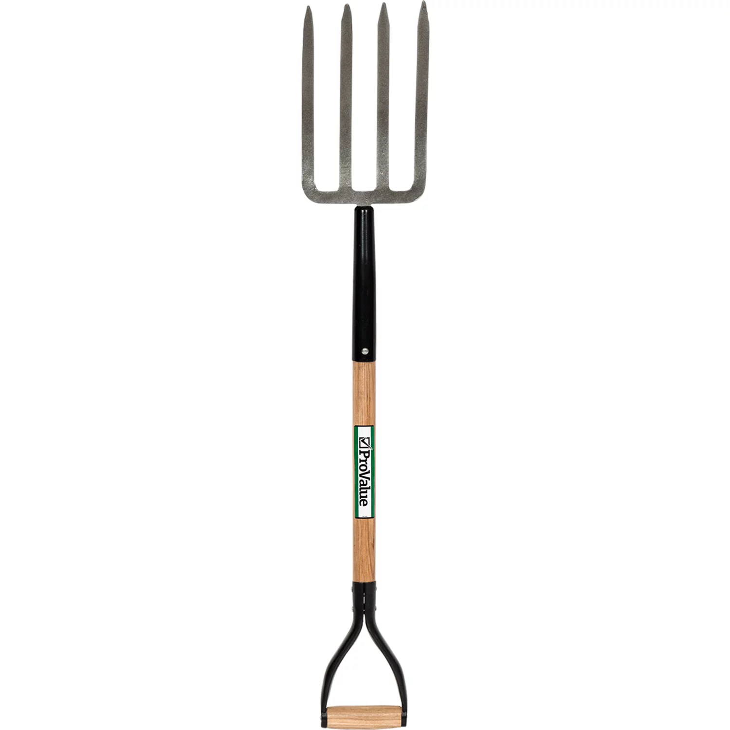Seymour S300 DuraLite 4 Tine Steel Spading Fork 31 in. Wood Handle