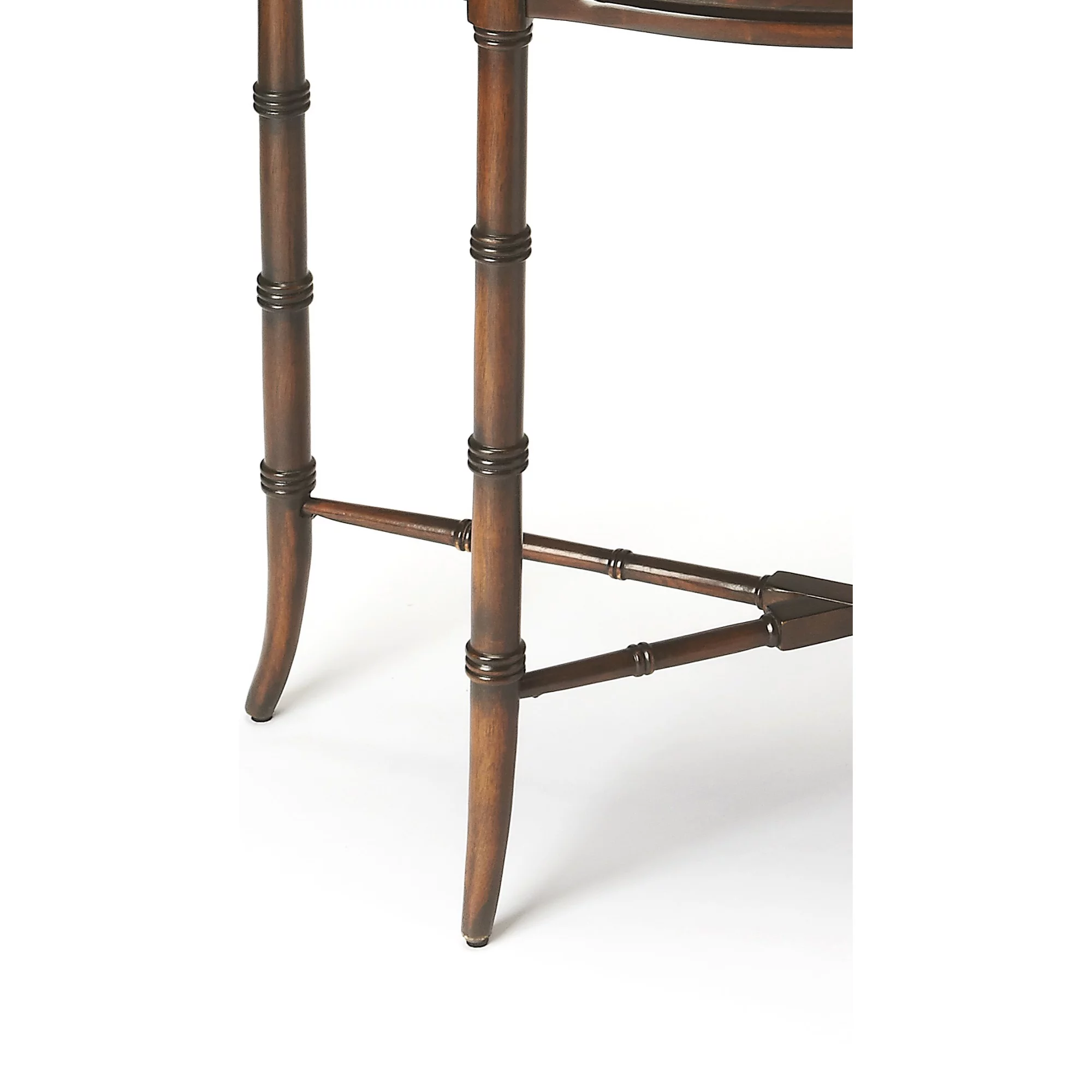 Butler Specialty Plantation Cherry Demilune Console Table in Brown