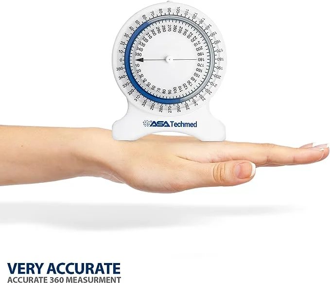 ASA TECHMED Bubble Inclinometer, Range of Motion Measuring Tool
