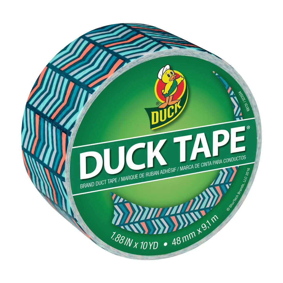 Duck Brand Printed Duct Tape [Prints & Patterns]: 1.88 in. x 30 ft. (Herringbone)