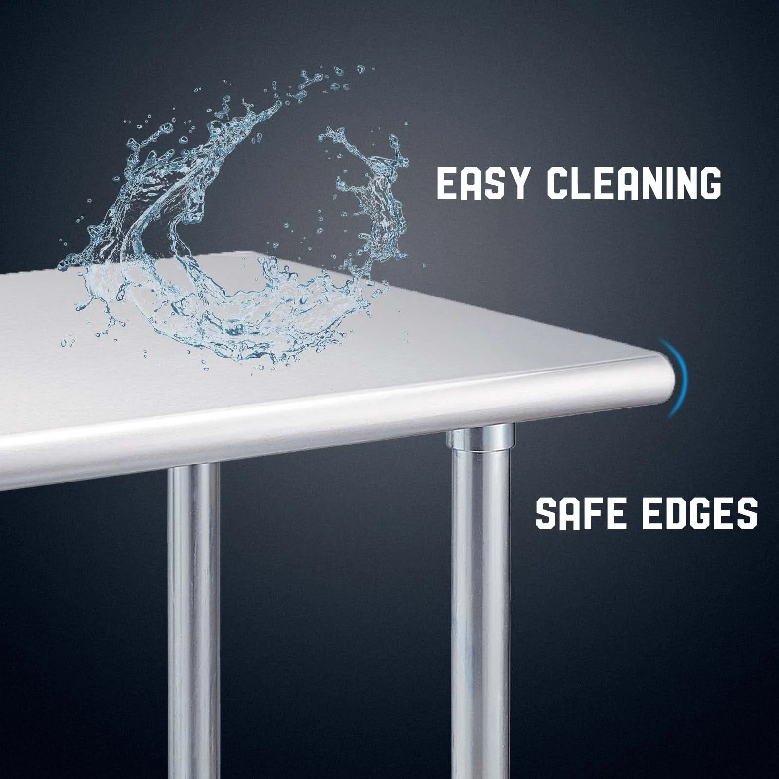 Profeeshaw NSF Stainless Steel Prep Table 24