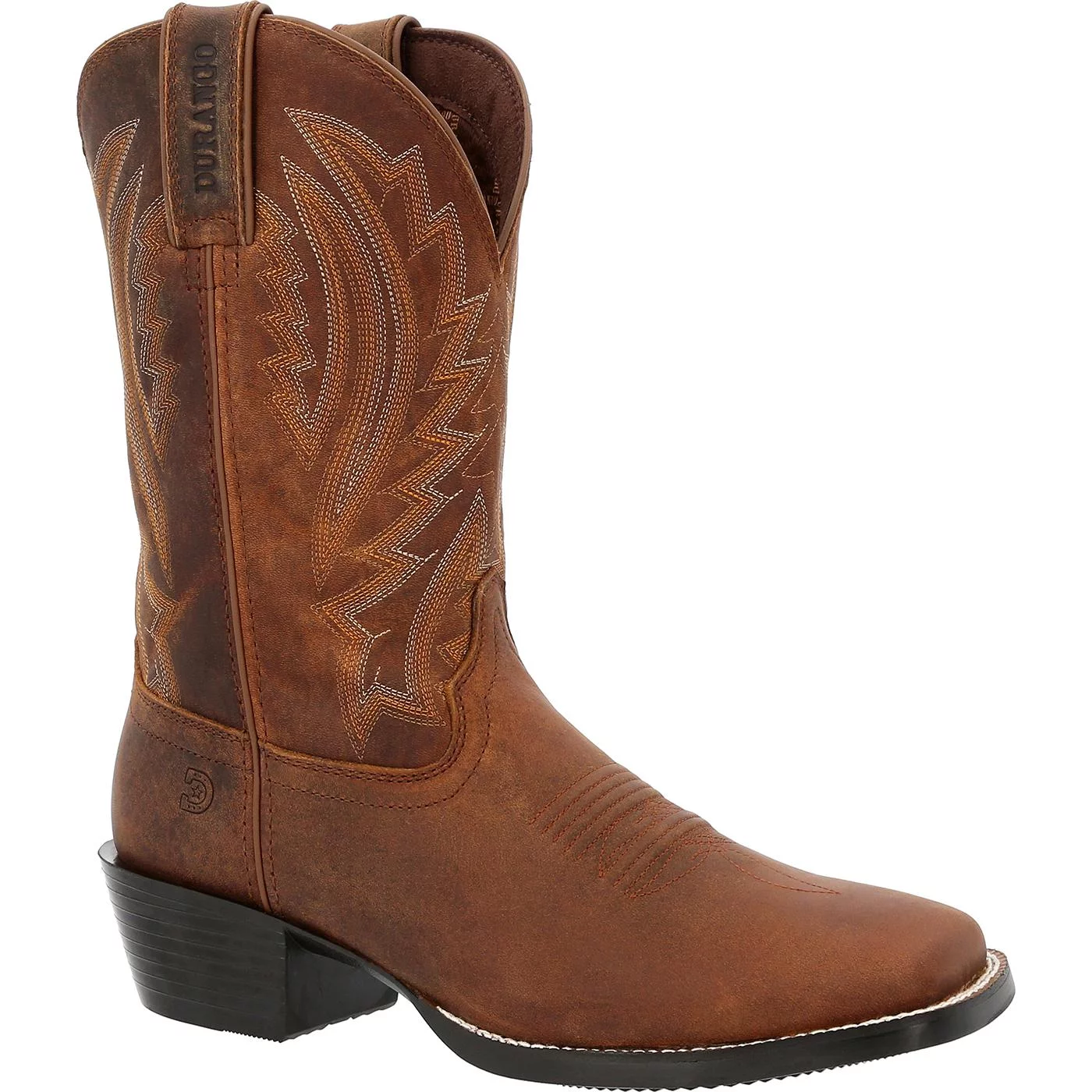 Durango? Westward? Distressed Cognac Western Boot Size 10.5(M)