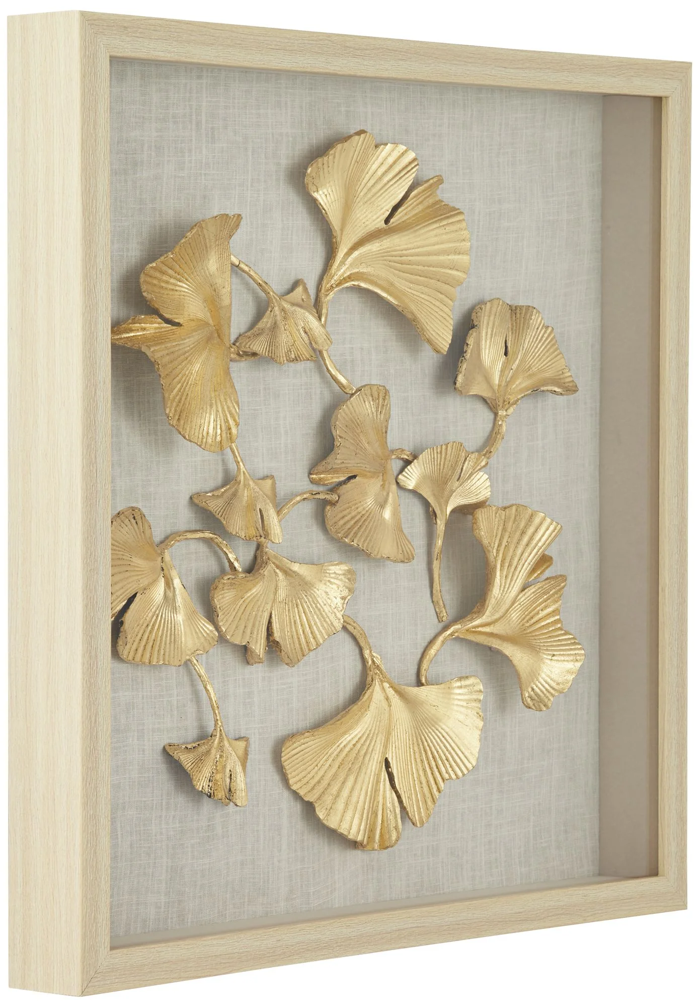 Dahlia Studios Gold Ginkgo Leaf 23 1/2