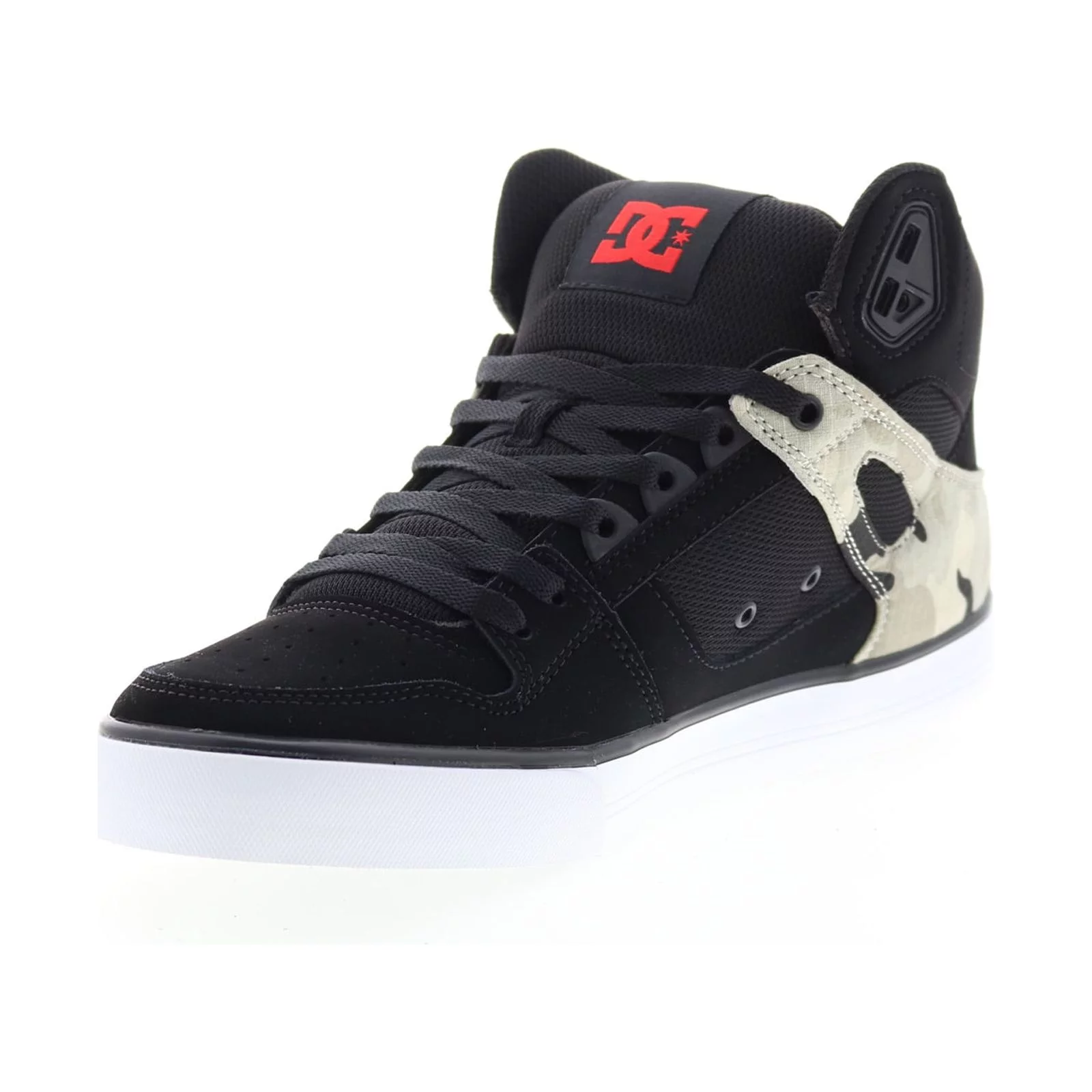 DC Men's Pure High-Top Shoes - Astro Camo Black - 11