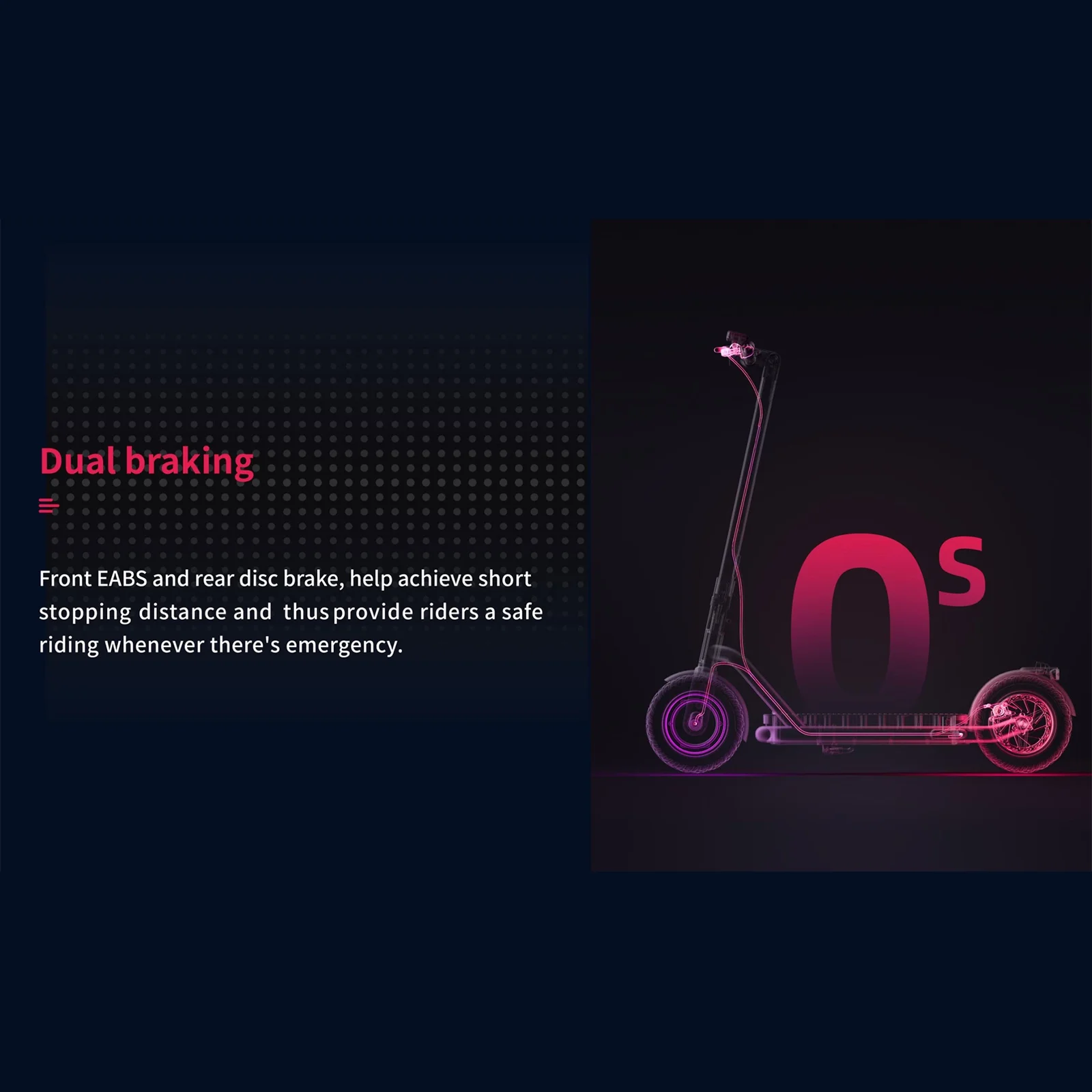 NAVEE N65 500W 10 inch Foldable Electric Scooter for Adults and Teens, 40 Miles Range