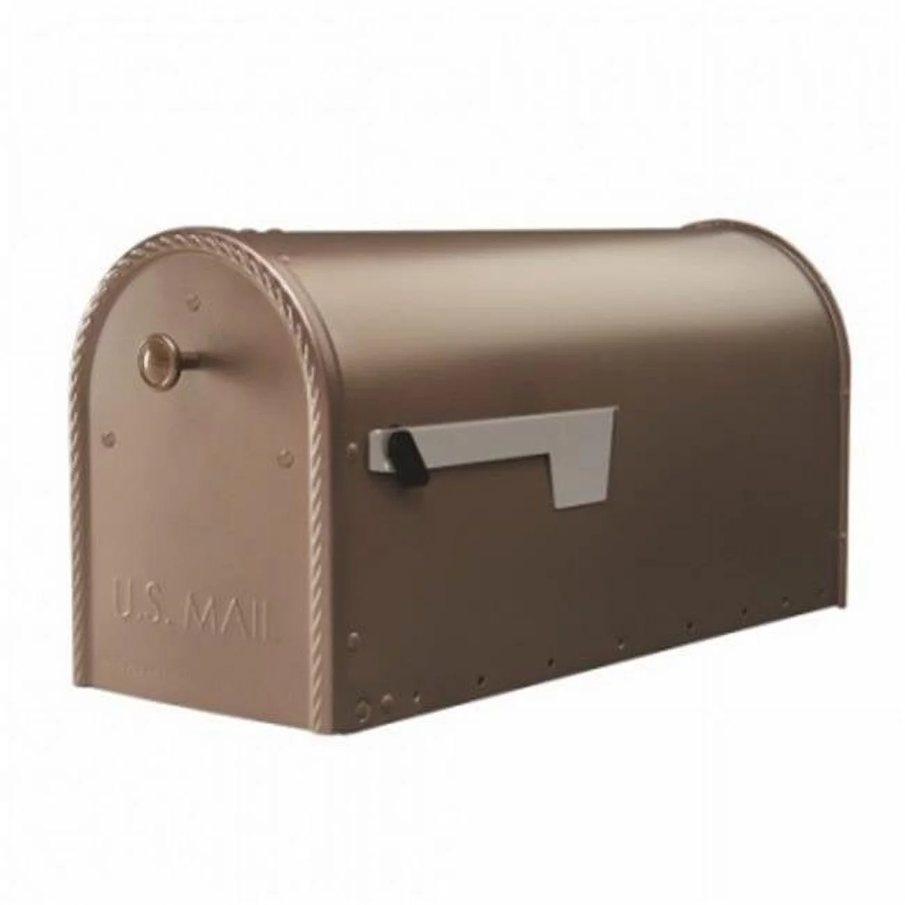 Post Mount Mailbox - Bronze, Large