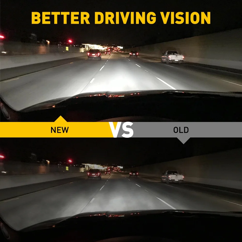 Headlight Assembly 2009-2018 Dodge Ram Quad 1500 2500 3500 Pickup Replacement Headlamp Black Housing Clear Lens