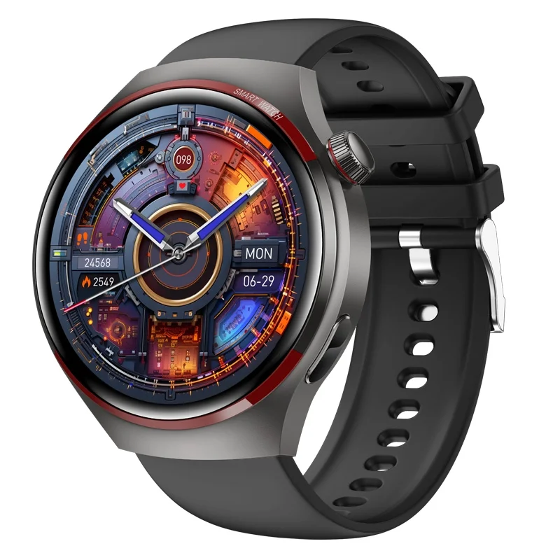 Haddhom NFC Smart Watch Outdoor Watch for Man, Fitness Tracker Sleep Monitor Bluetooth Calling, 100+Sport Modes,1.53