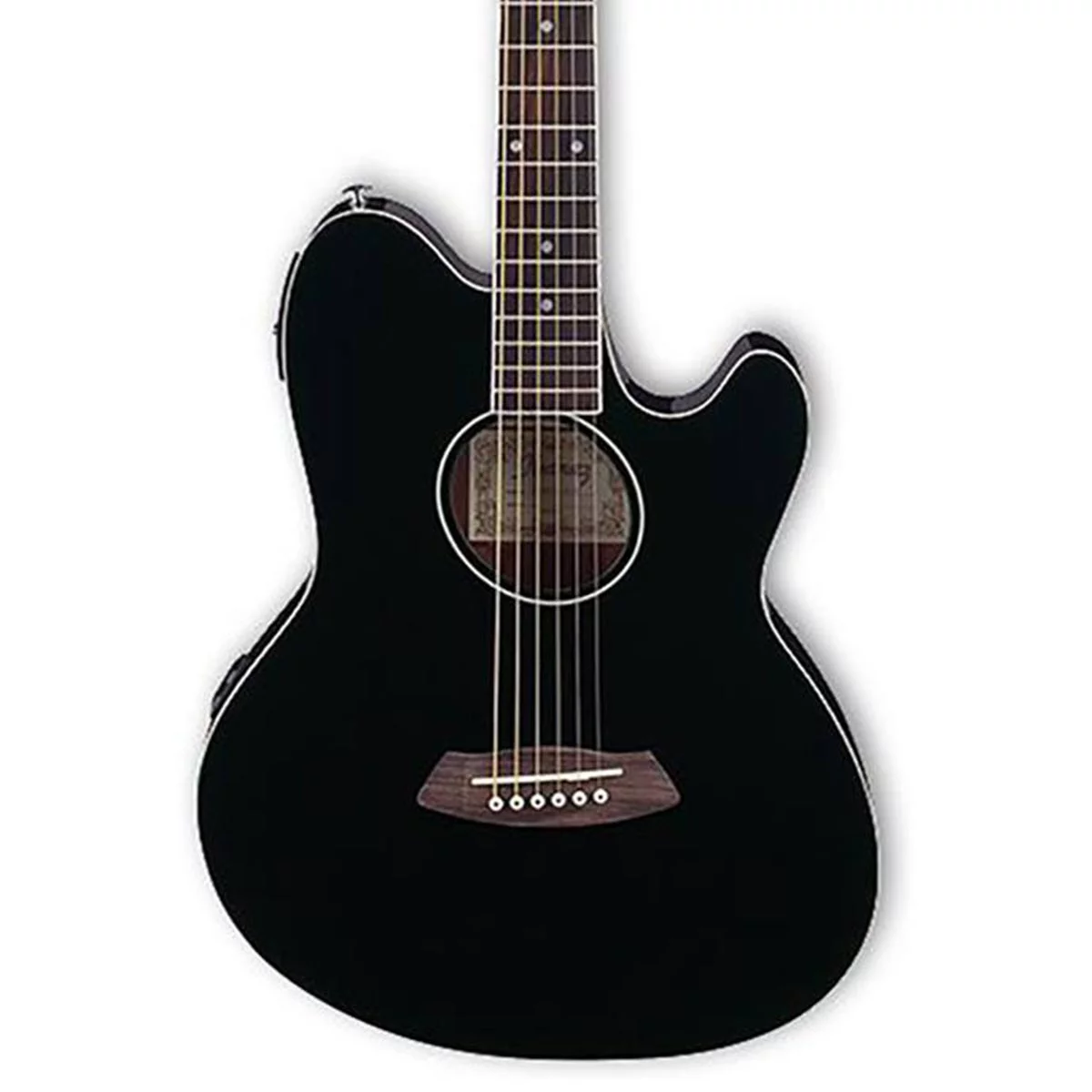 Ibanez TCY10E Acoustic Electric Guitar, Black