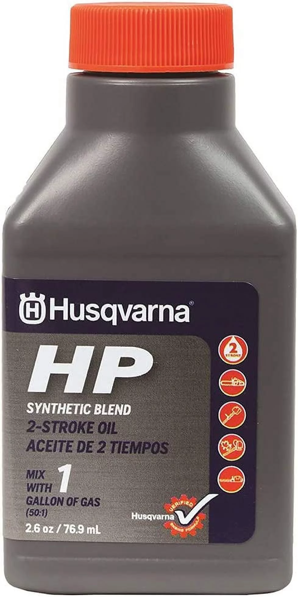 Husqvarna HP 2 Cycle Engine Synthetic 50:1 Oil Mix 2.6 oz.