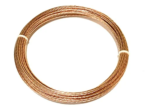 AC/DC Wire and Supply Soft Annealed Ground Wire Stranded Bare Copper 4 AWG Pool Spa Generator Heating Cooling Arts Crafts 200A Service (100 FT)