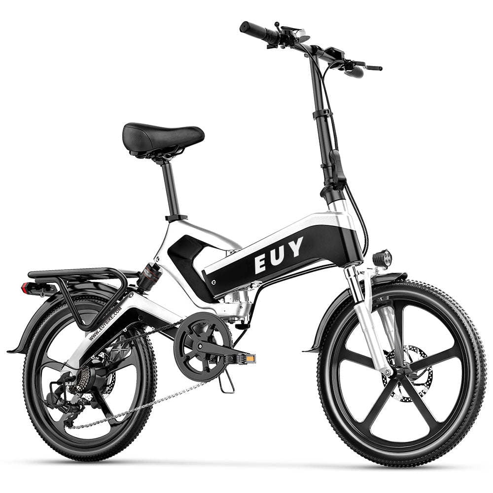 20'K6 Electric Bike for Adults,Ebike with 500W Motor 48V 10AH/12.8Ah Battery, E Bikes Shimano 7-Speed and Dual Shock Absorber Folding Electric Road Bicycle for Urban Commuting