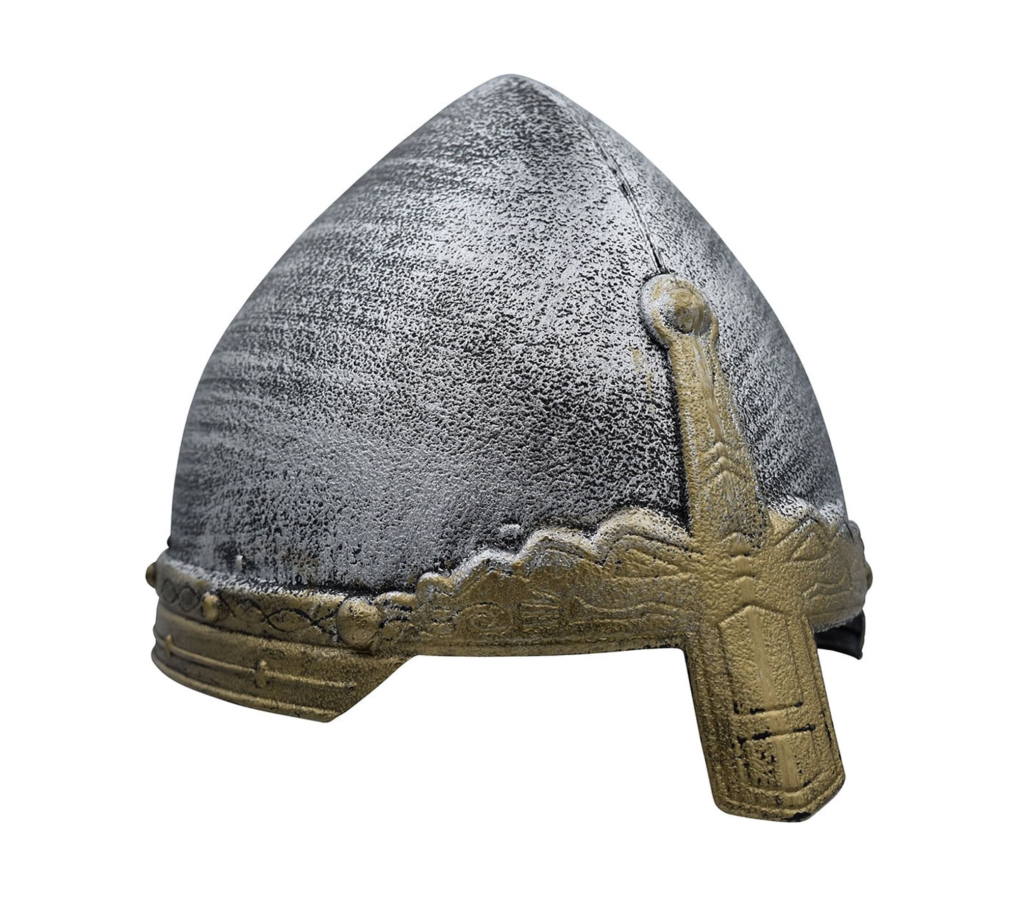 Nicky Bigs Novelties Boys Plastic Medieval Crusader Helmet Templar Knight Helm Costume Accessory Prop