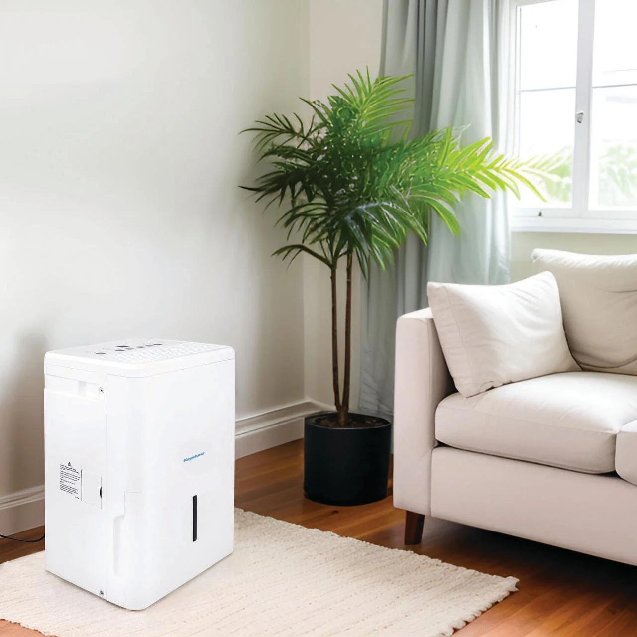 Keystone 50-Pint Portable 4500 Sq ft Dehumidifier with Pump,1 Piece,KYSTD50PAE